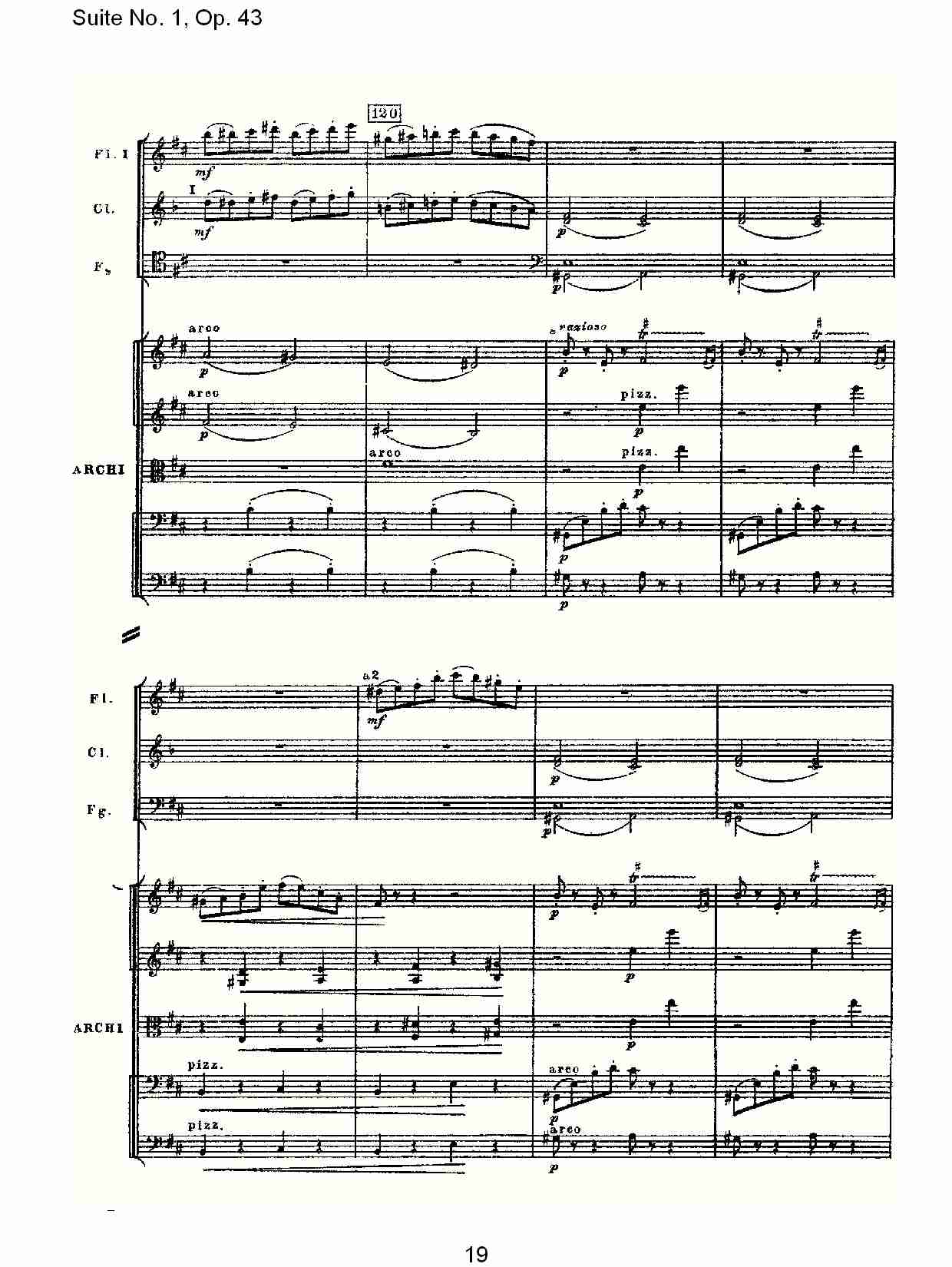 Suite No.1, Op.43   第一套曲,Op.43第六乐章（四）总谱（图4）