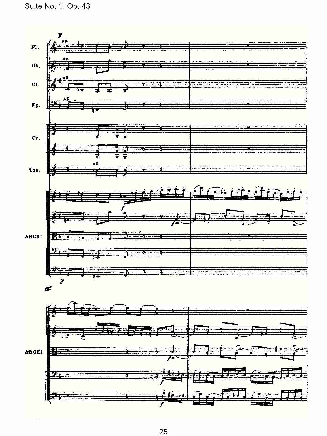 Suite No.1, Op.43   第一套曲,Op.43第一乐章（五）总谱（图5）