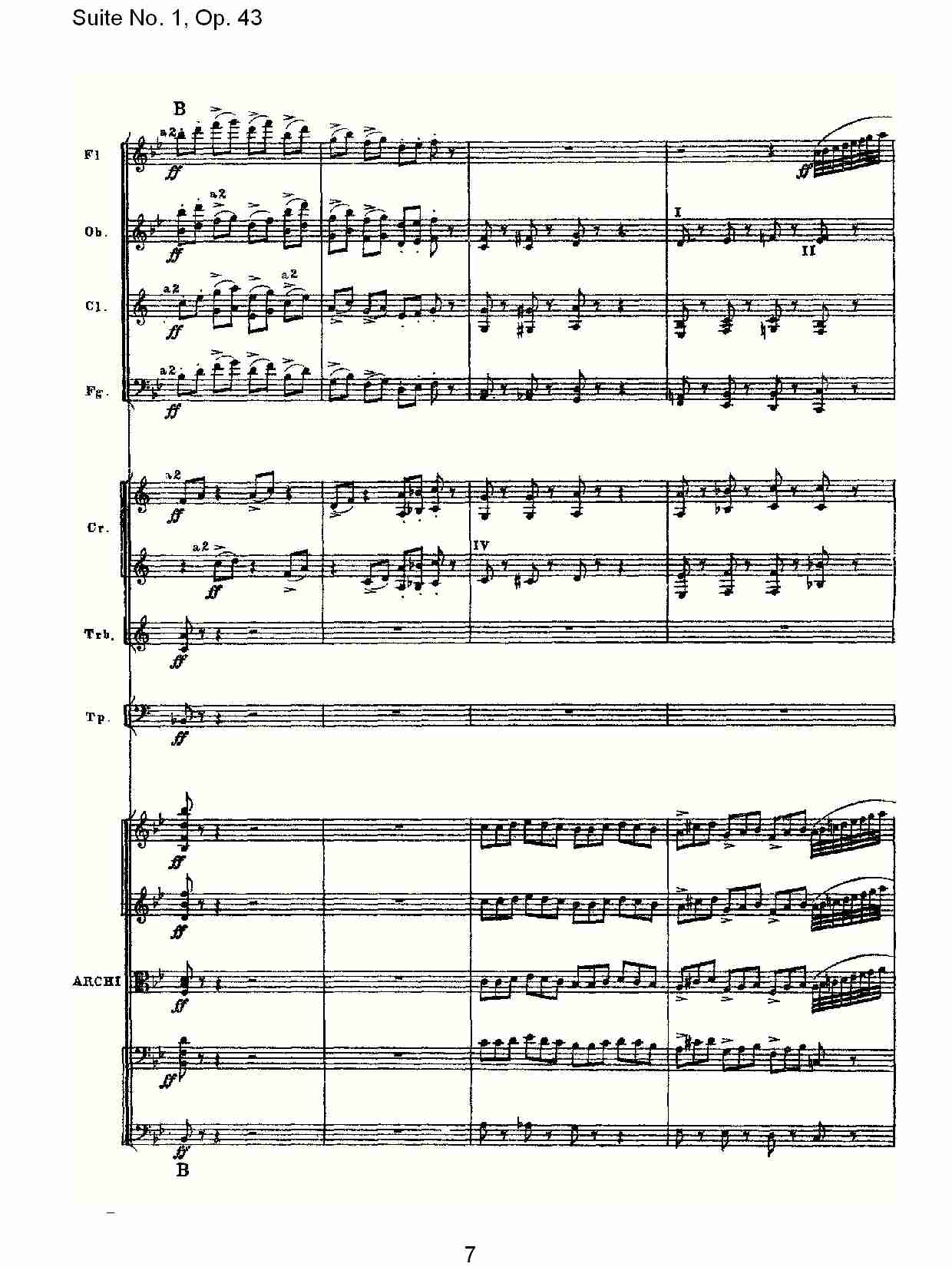 Suite No.1, Op.43   第一套曲,Op.43第五乐章（二）总谱（图2）