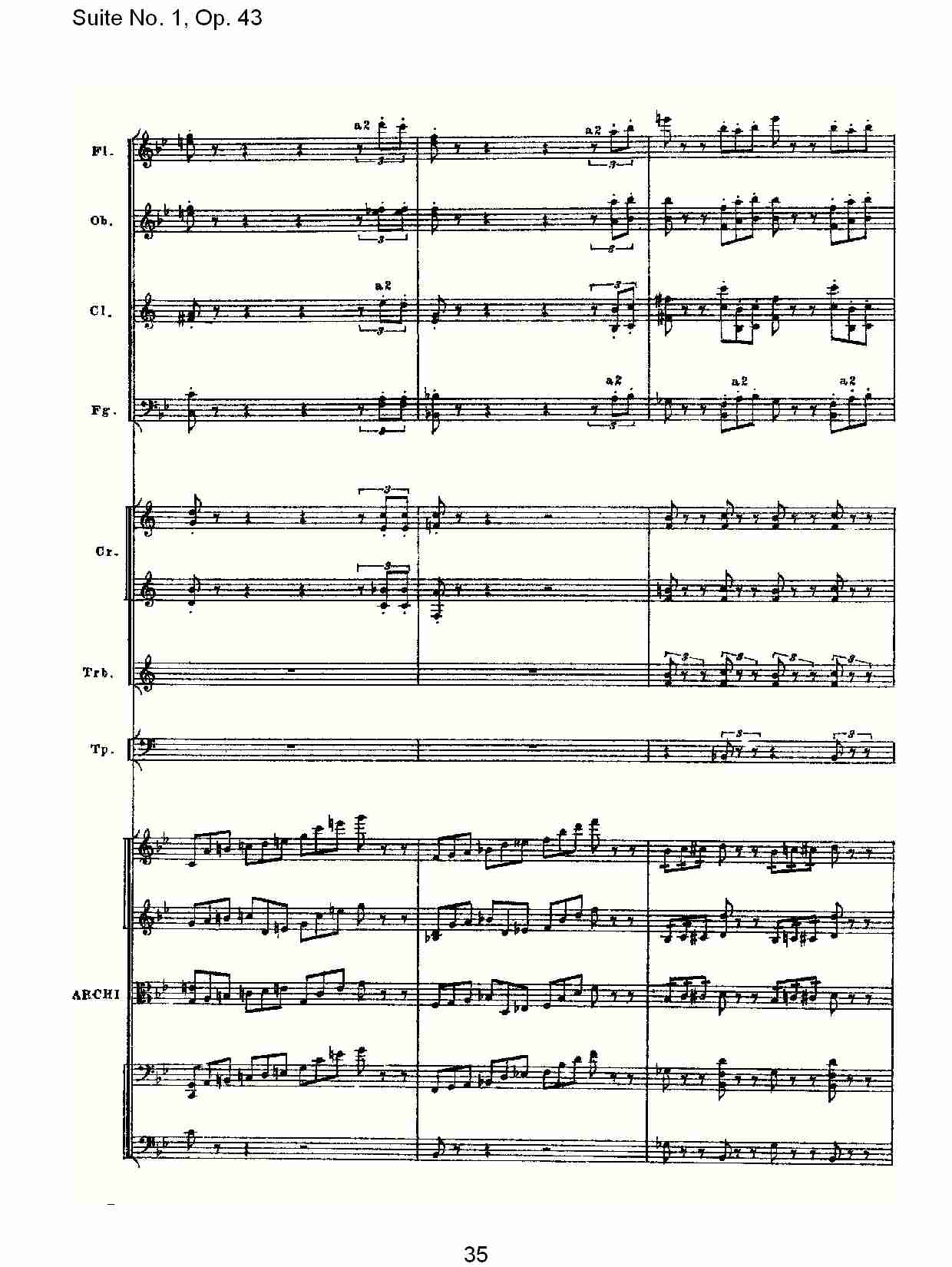 Suite No.1, Op.43   第一套曲,Op.43第五乐章（七）总谱（图5）