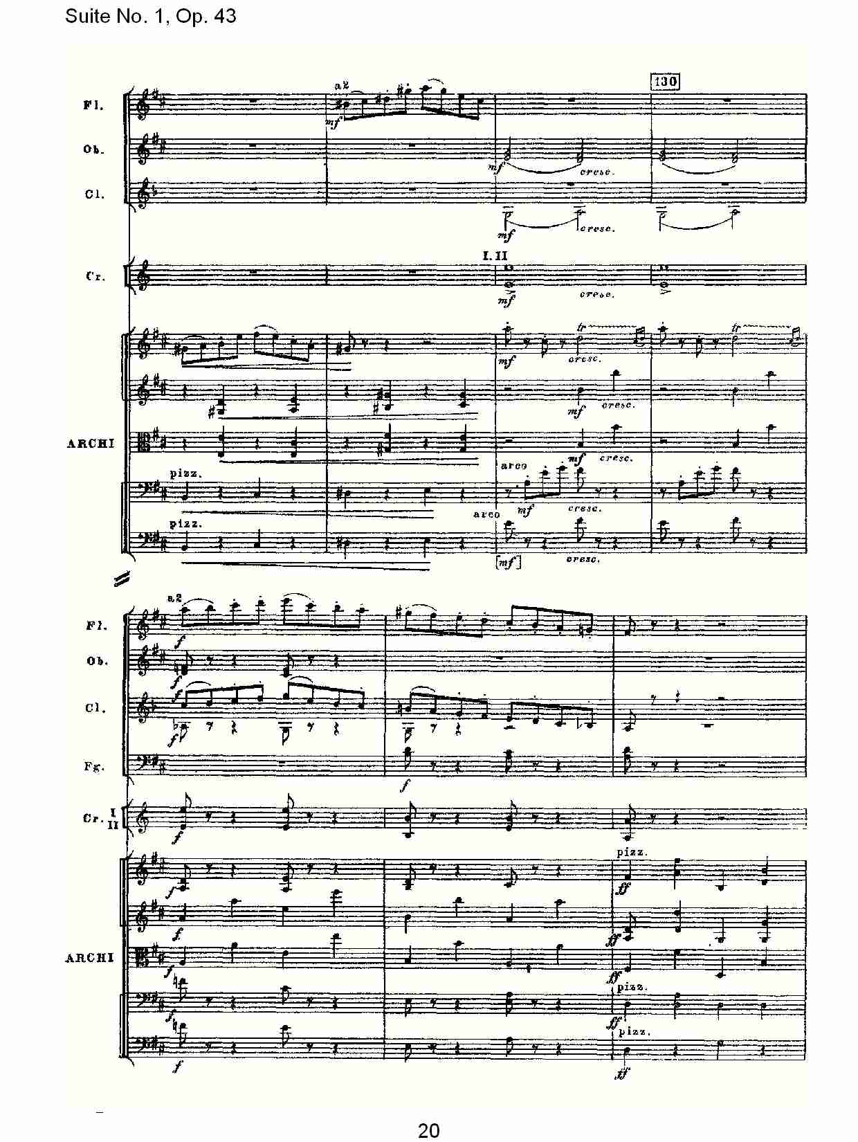 Suite No.1, Op.43   第一套曲,Op.43第六乐章（四）总谱（图5）