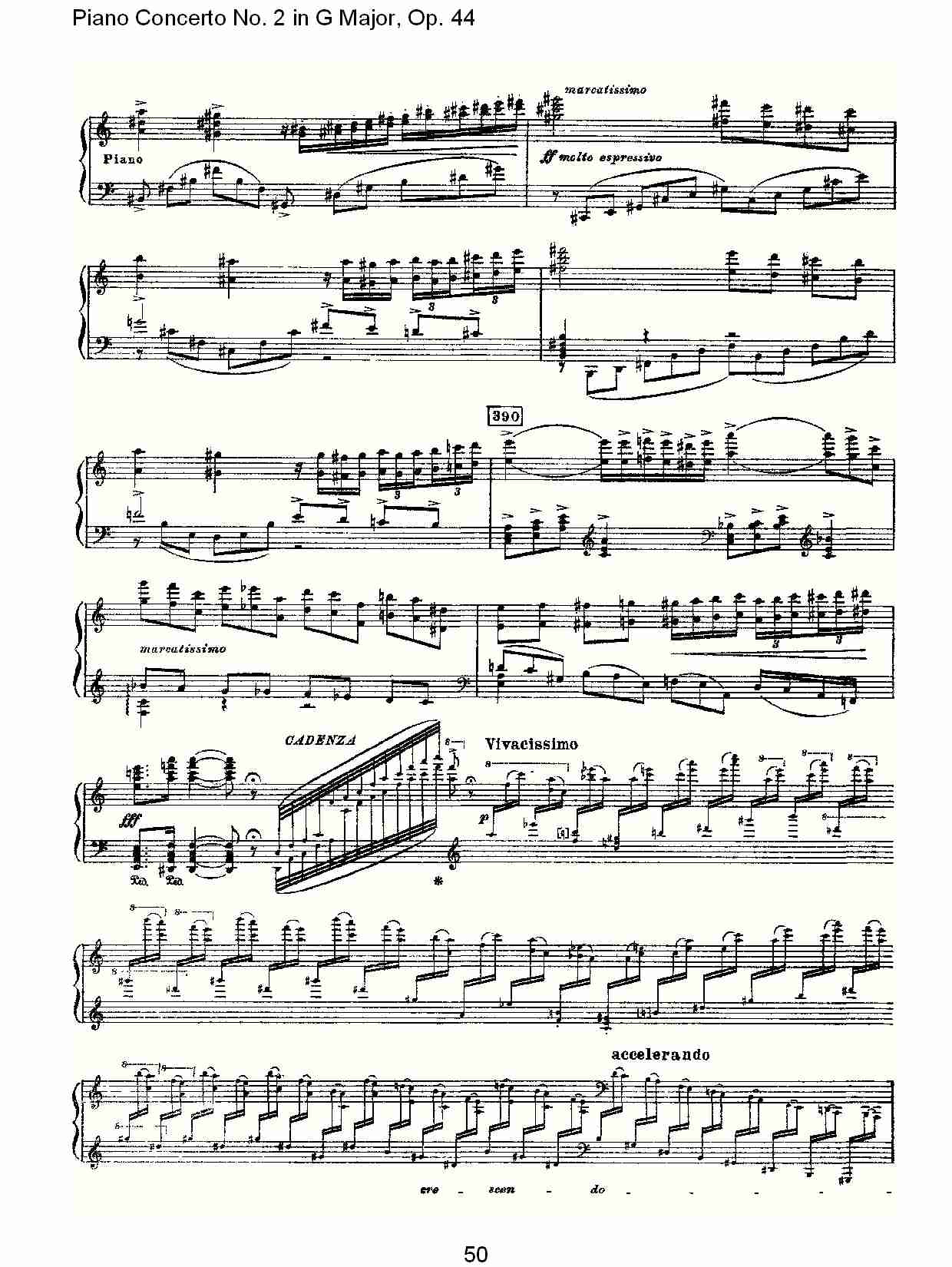 G大调第二钢琴协奏曲, Op.44第一乐章（十）总谱（图5）