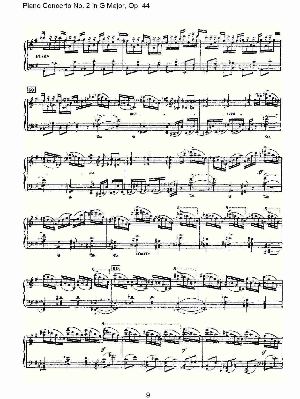G大调第二钢琴协奏曲, Op.44第一乐章（二）总谱（图4）