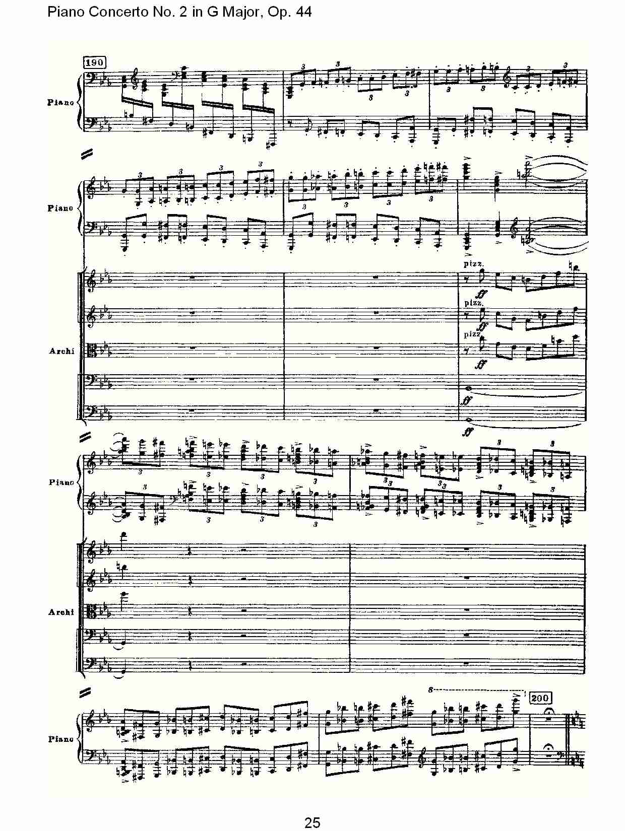 G大调第二钢琴协奏曲, Op.44第一乐章（五）总谱（图5）