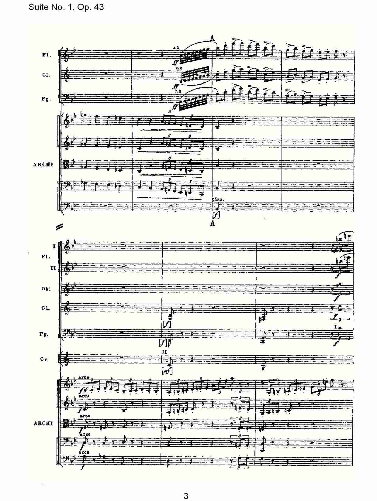 Suite No.1, Op.43   第一套曲,Op.43第五乐章（一）总谱（图3）