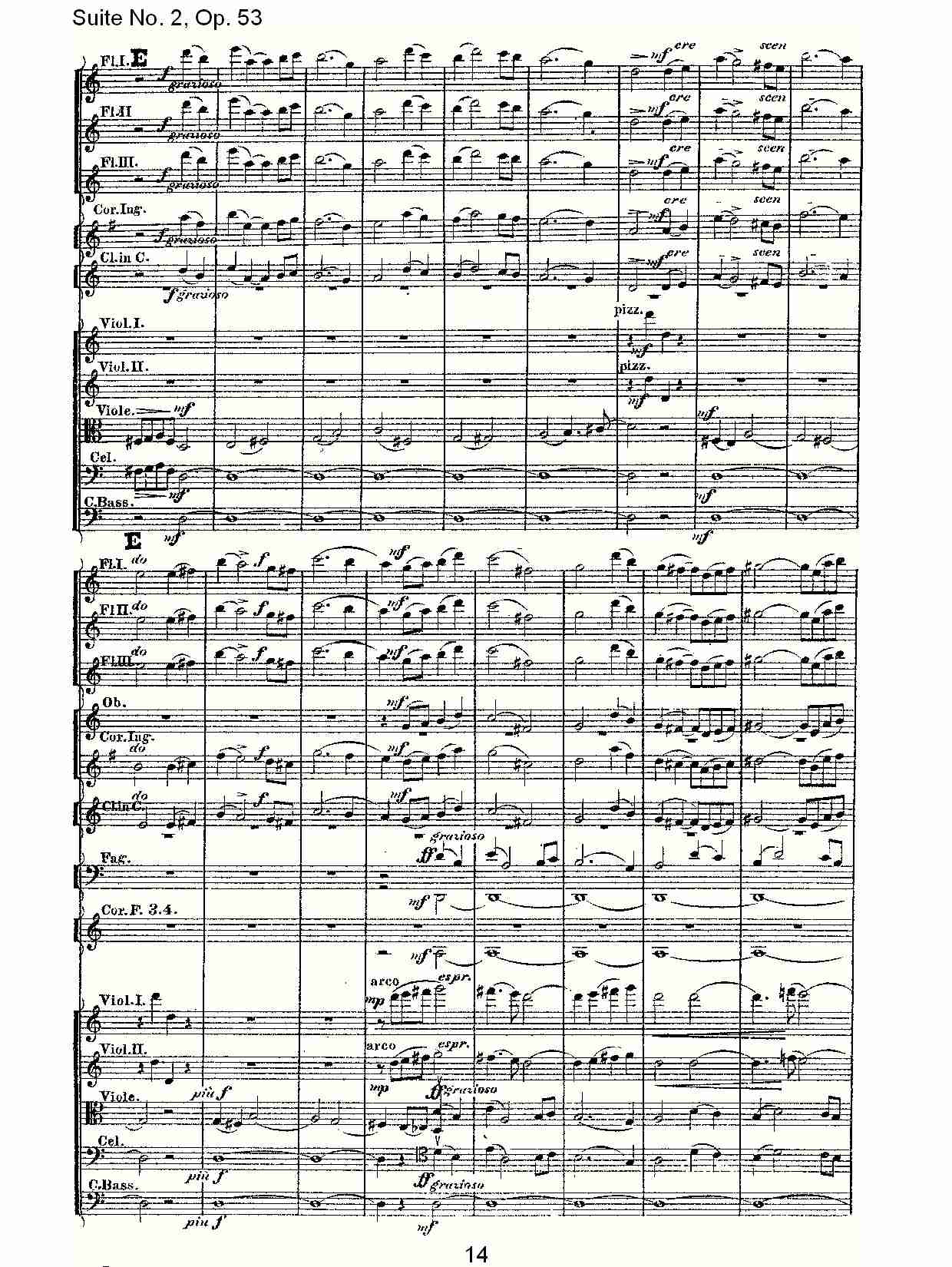 Suite No. 2, Op.53  第二套曲,Op.53第一乐章（三）总谱（图4）
