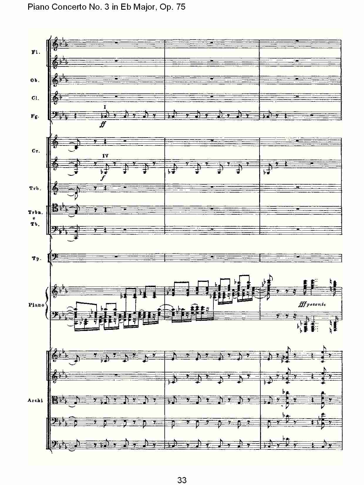 Eb大调第三钢琴协奏曲, Op.75第二部（七）总谱（图3）