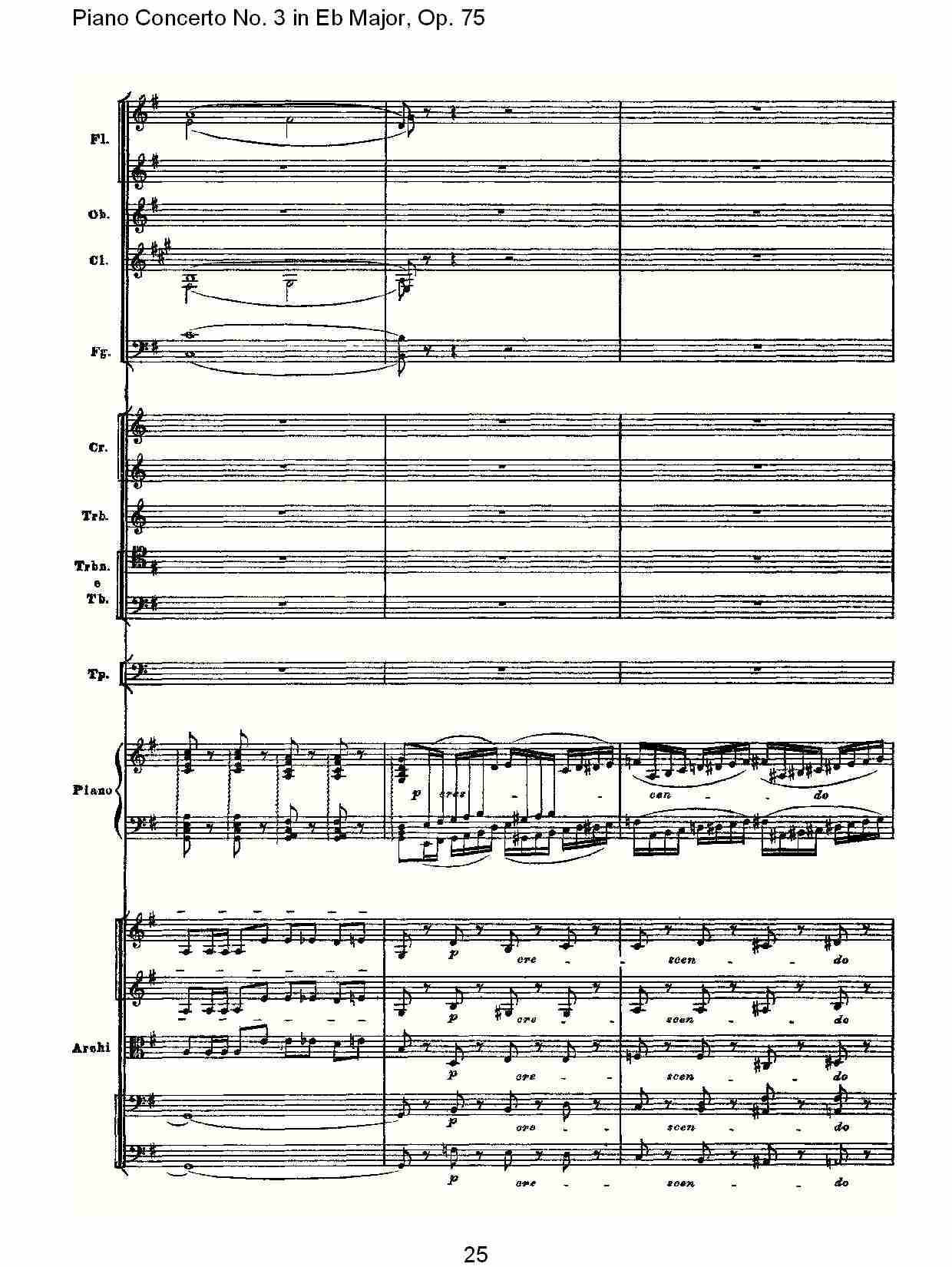 Eb大调第三钢琴协奏曲, Op.75第一部（五）总谱（图5）