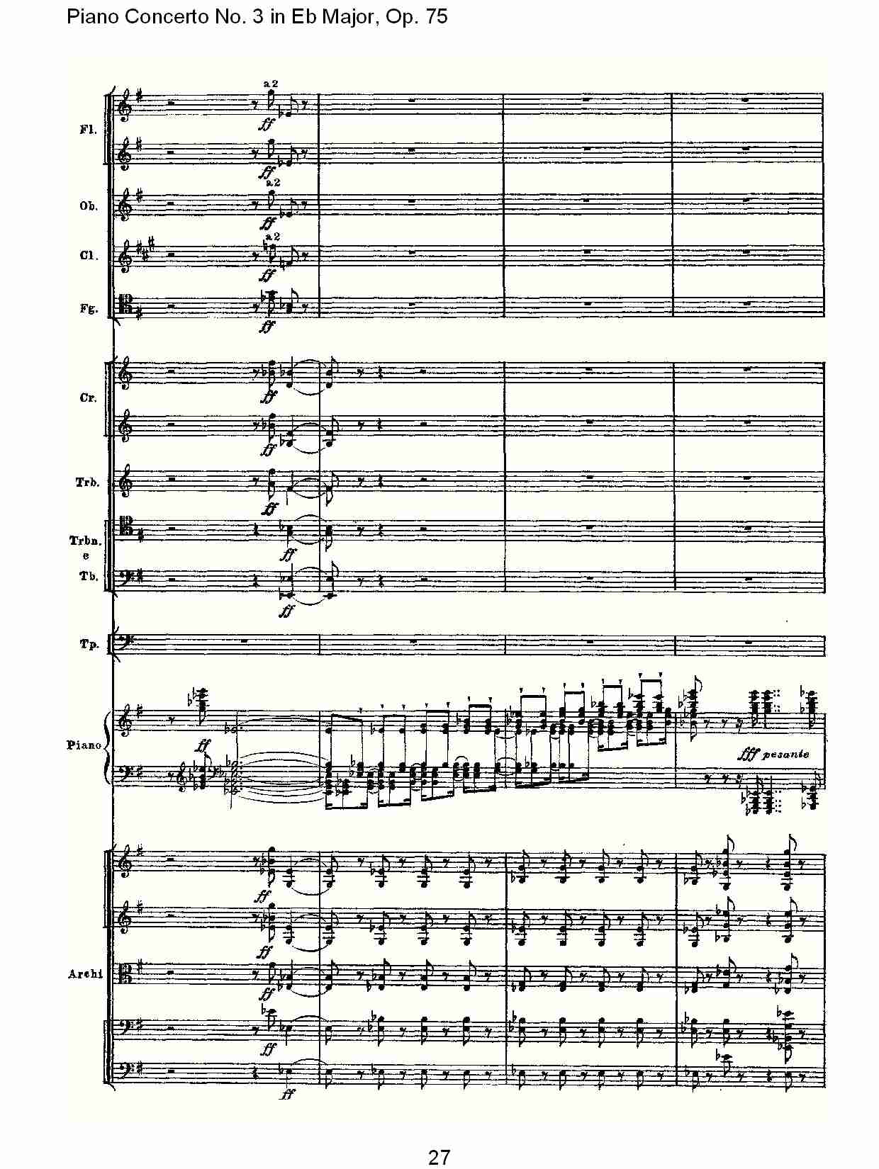Eb大调第三钢琴协奏曲, Op.75第一部（六）总谱（图2）