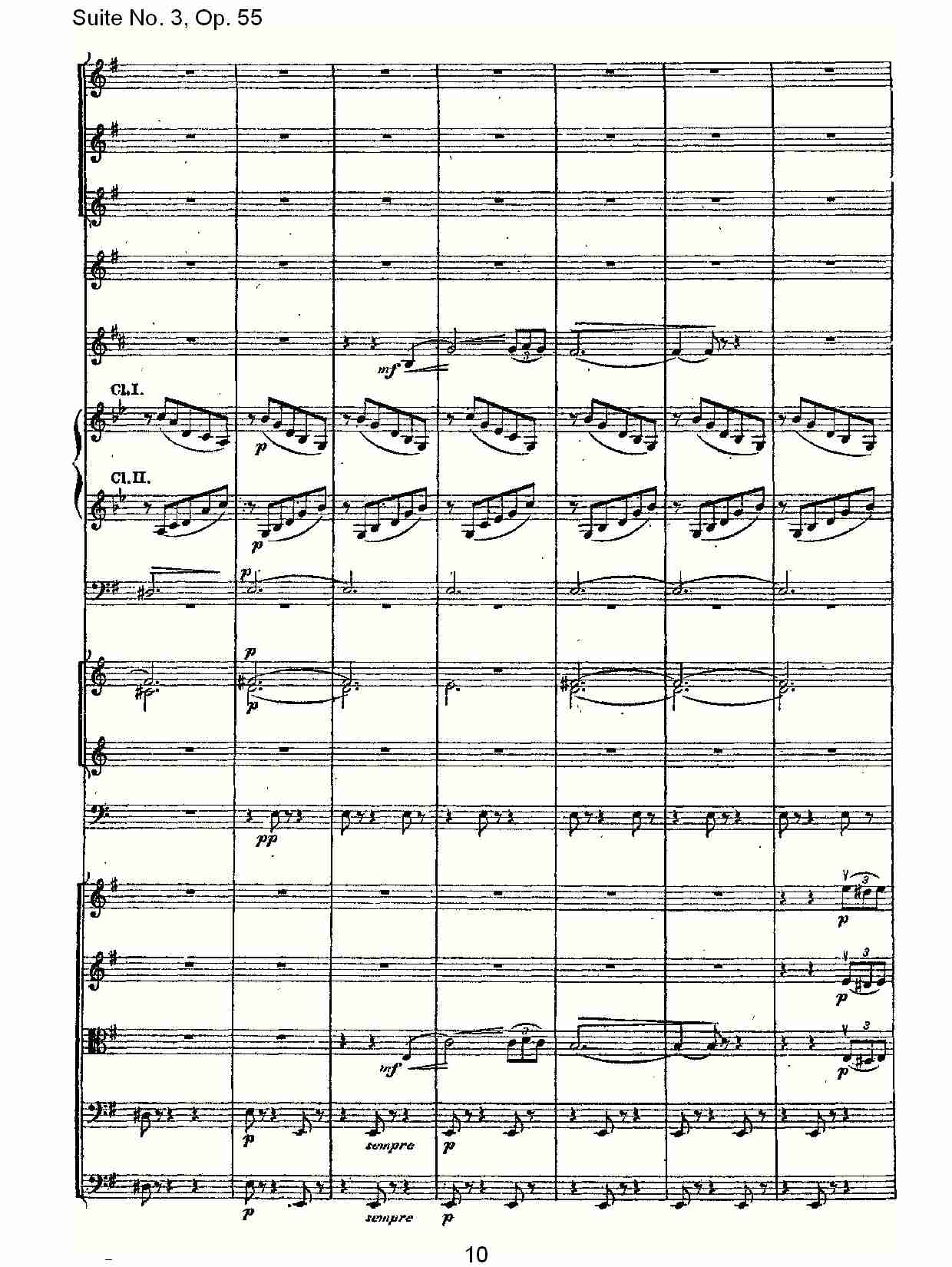 Suite No. 3, Op.55  第三套曲,Op.55第二乐章（二）总谱（图5）