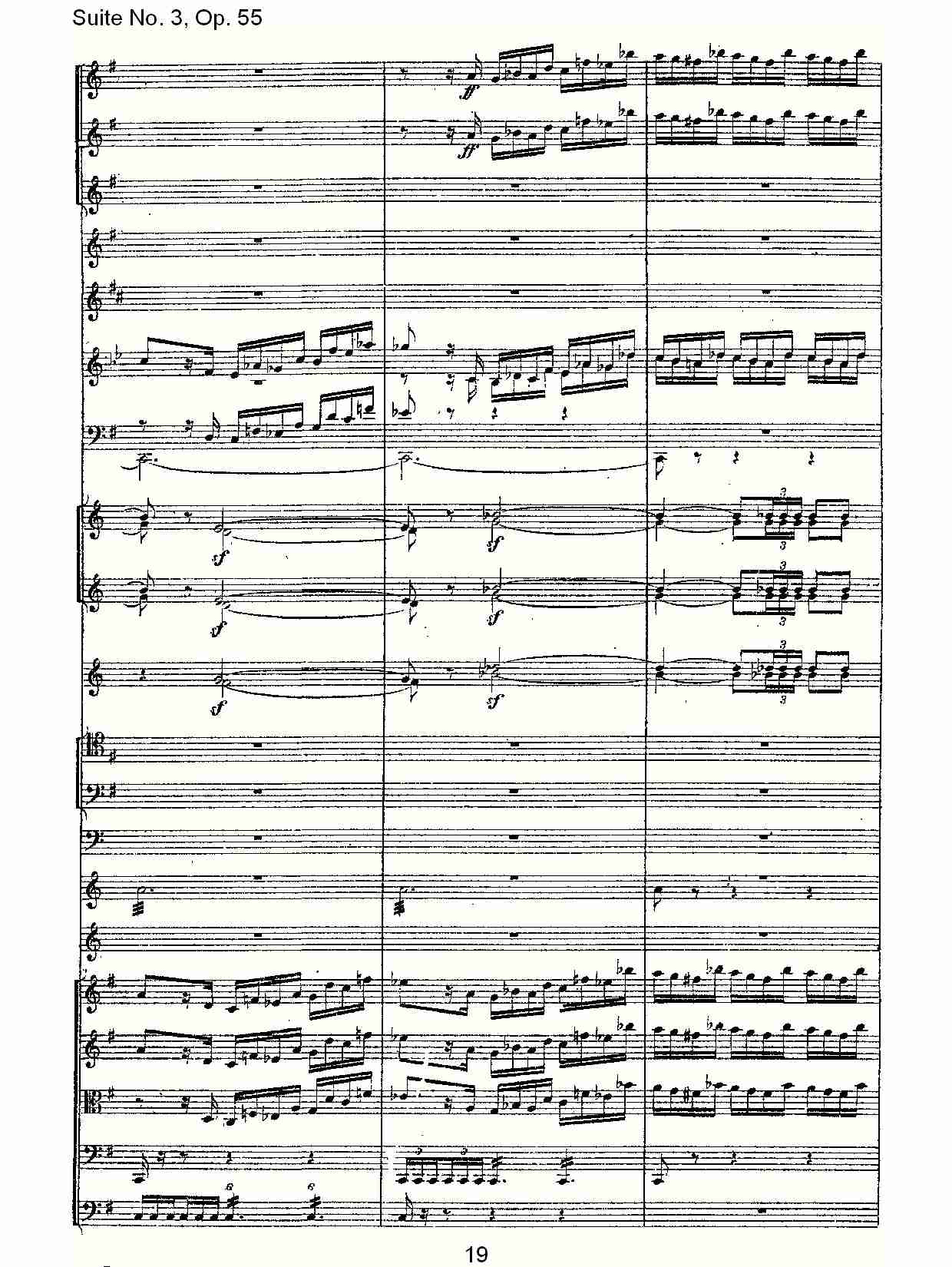 Suite No. 3, Op.55  第三套曲,Op.55第四乐章第二部（四）总谱（图4）