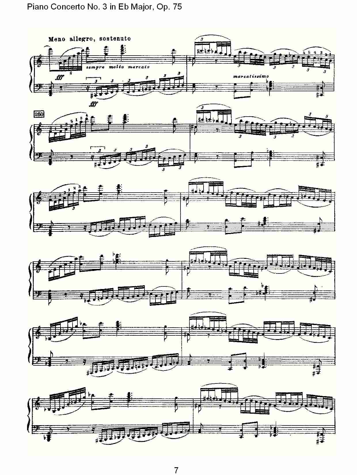 Eb大调第三钢琴协奏曲, Op.75第二部（二）总谱（图2）