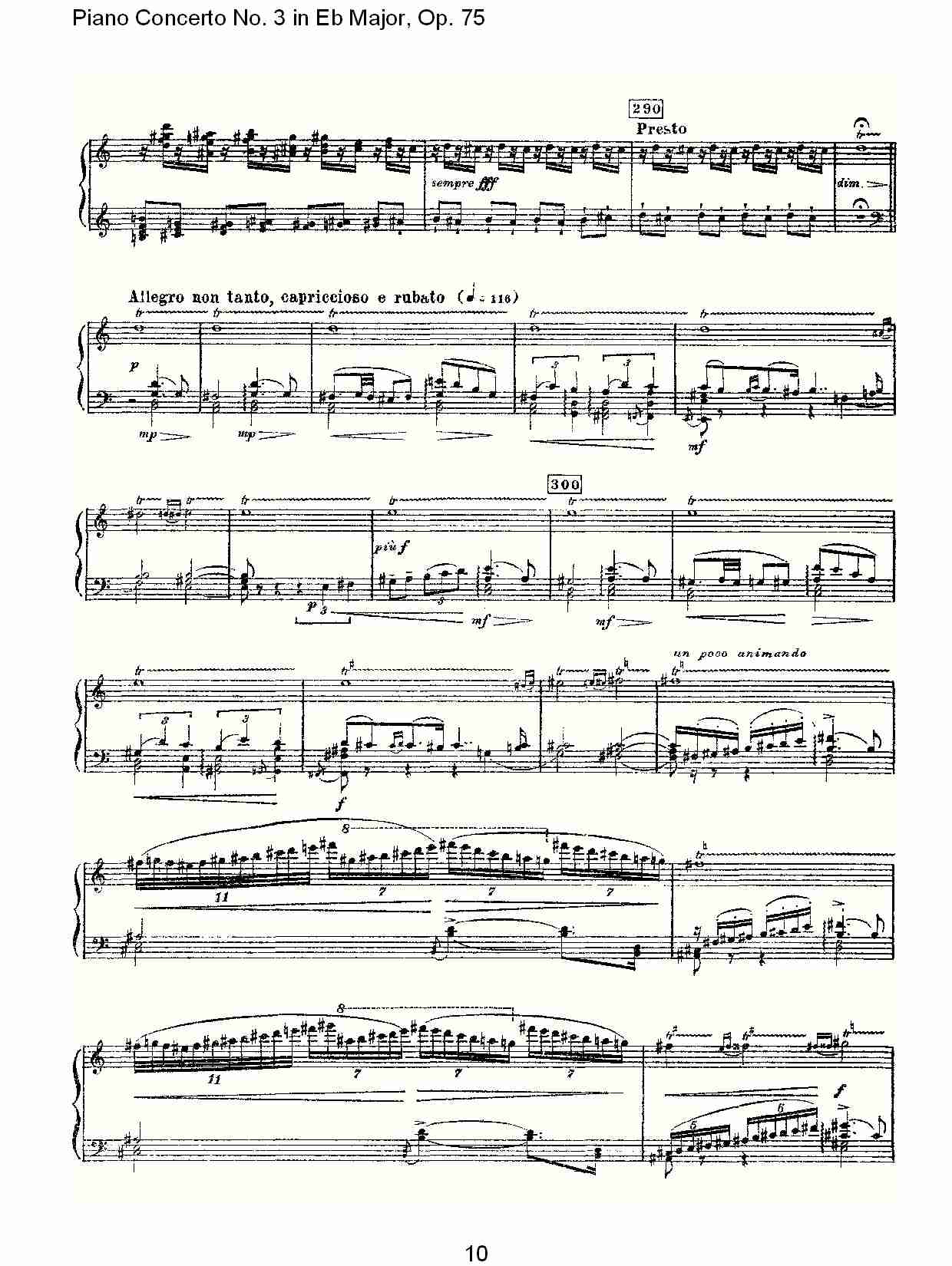Eb大调第三钢琴协奏曲, Op.75第二部（二）总谱（图5）