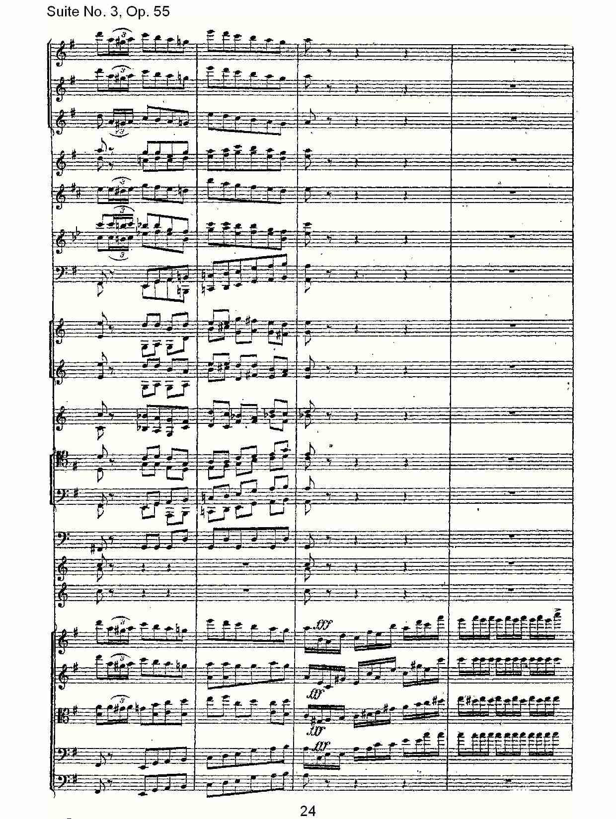 Suite No. 3, Op.55  第三套曲,Op.55第四乐章第二部（五）总谱（图4）