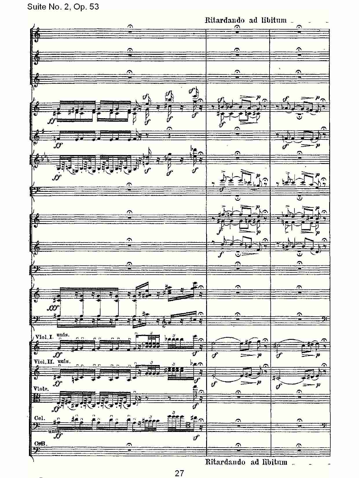 Suite No. 2, Op.53  第二套曲,Op.53第四乐章（六）总谱（图2）