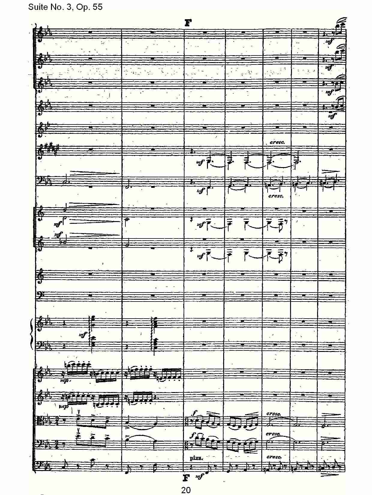 Suite No. 3, Op.55  第三套曲,Op.55第一乐章（四）总谱（图5）