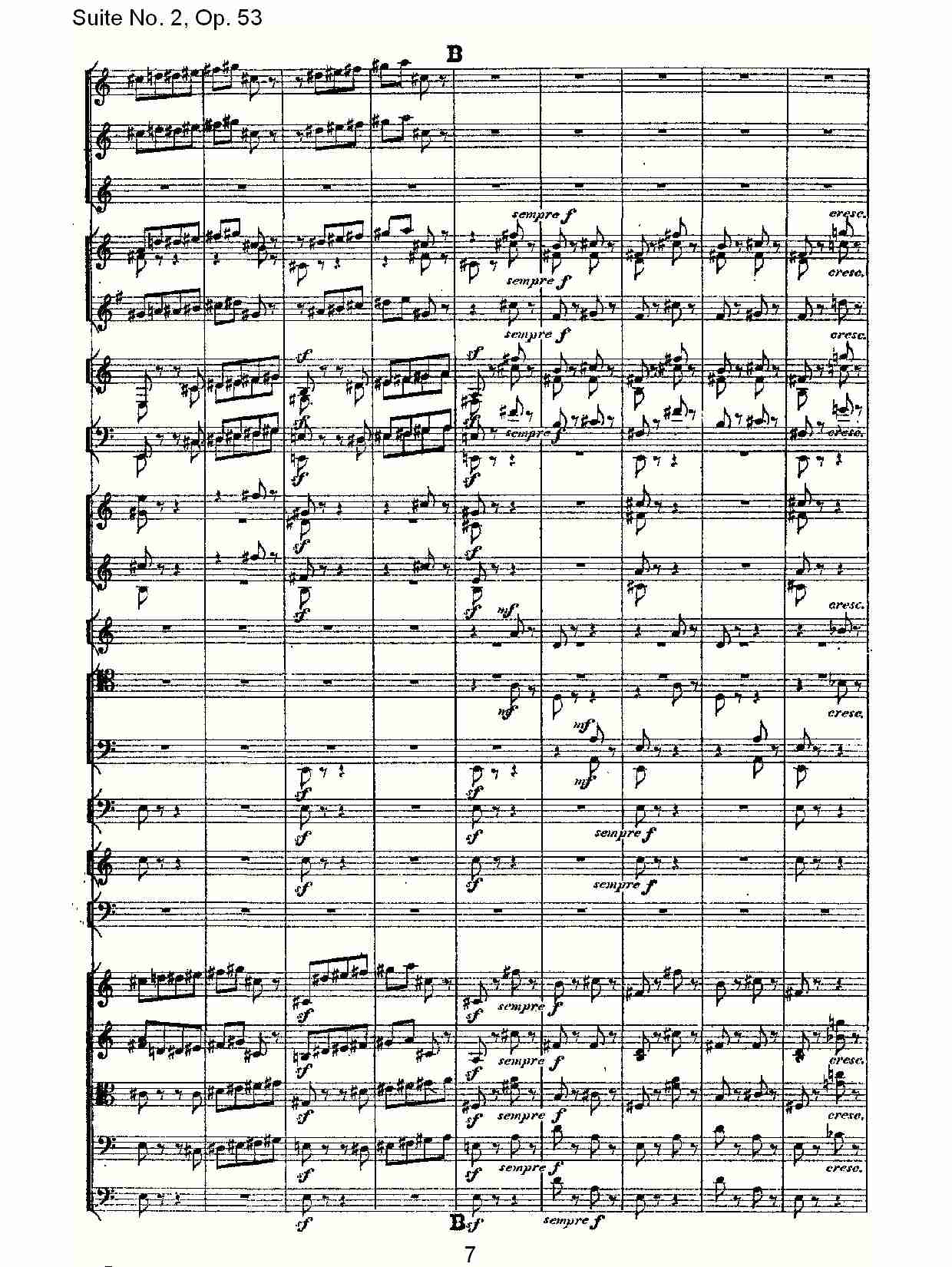Suite No. 2, Op.53  第二套曲,Op.53第五乐章（二）总谱（图2）