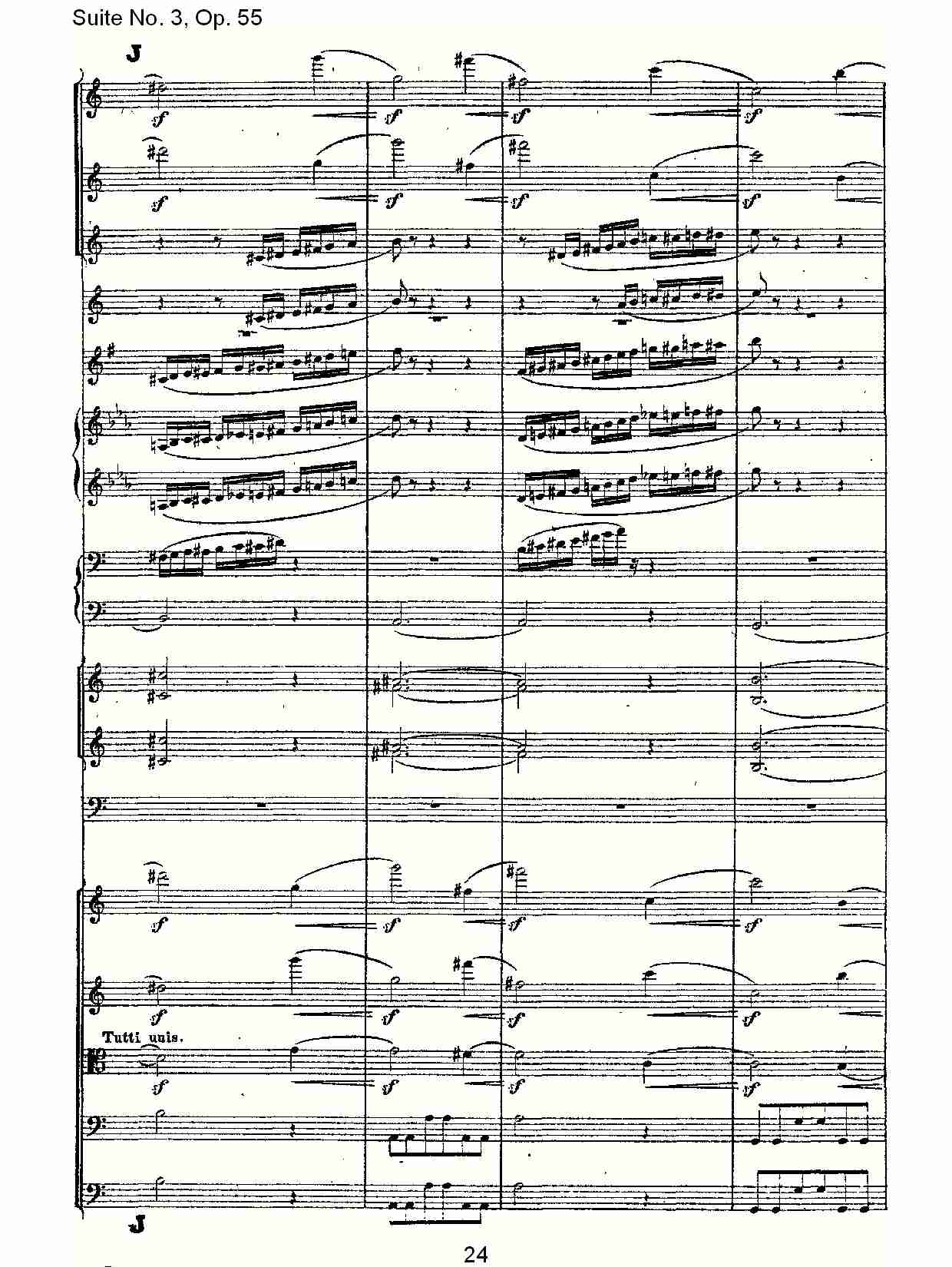 Suite No. 3, Op.55  第三套曲,Op.55第二乐章（五）总谱（图4）
