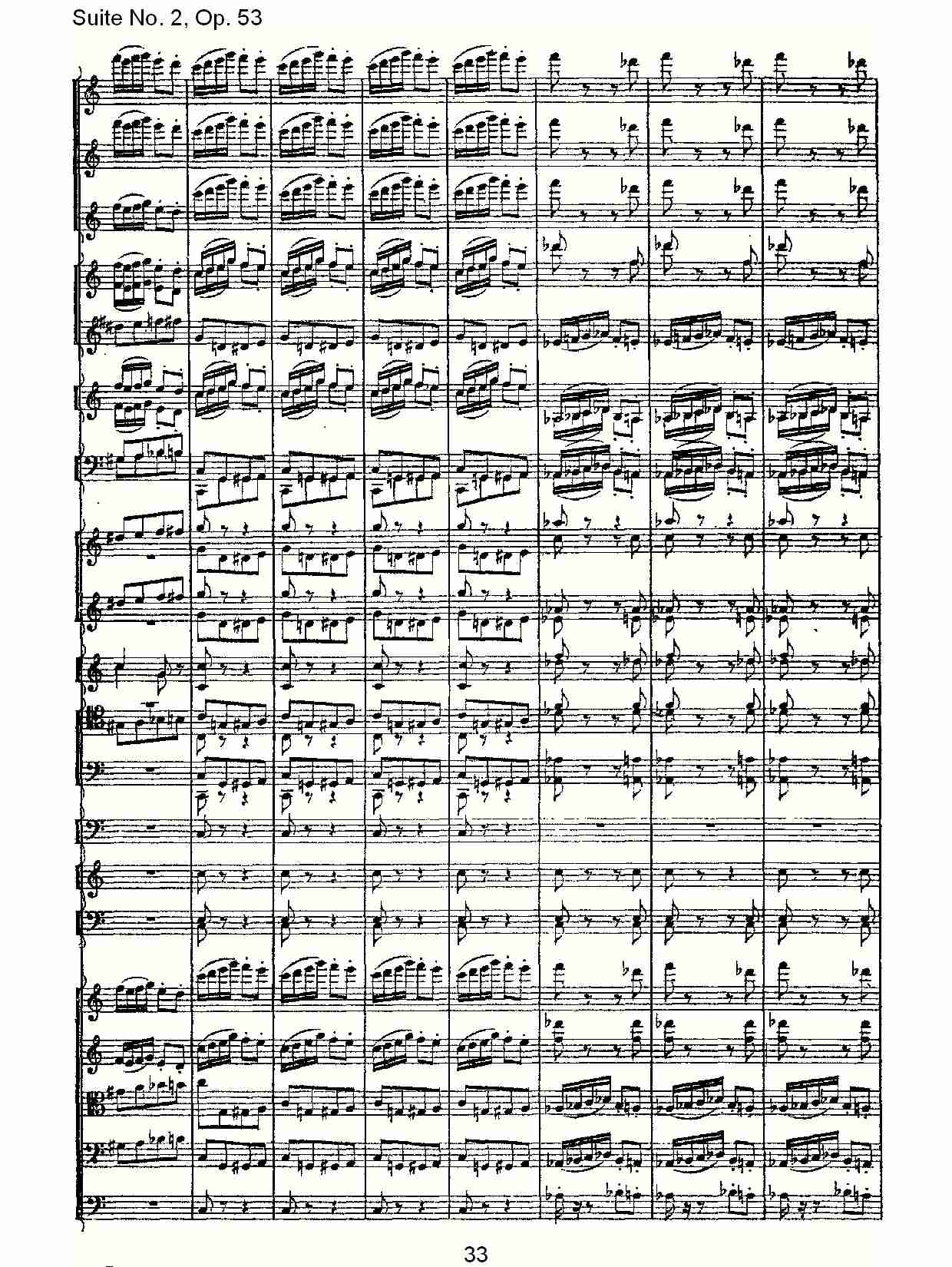 Suite No. 2, Op.53  第二套曲,Op.53第五乐章（七）总谱（图3）
