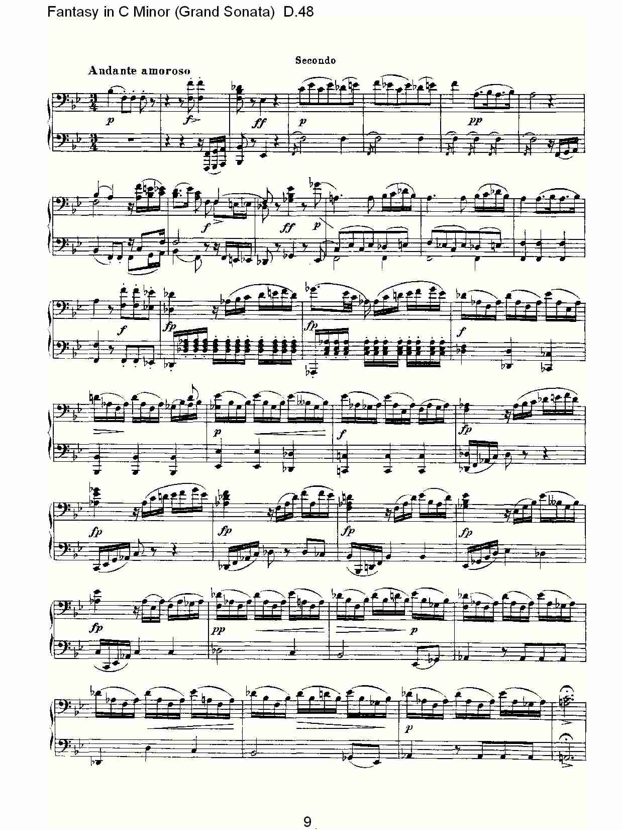 C小调幻想曲（豪华奏鸣曲）D.48（二）总谱（图4）