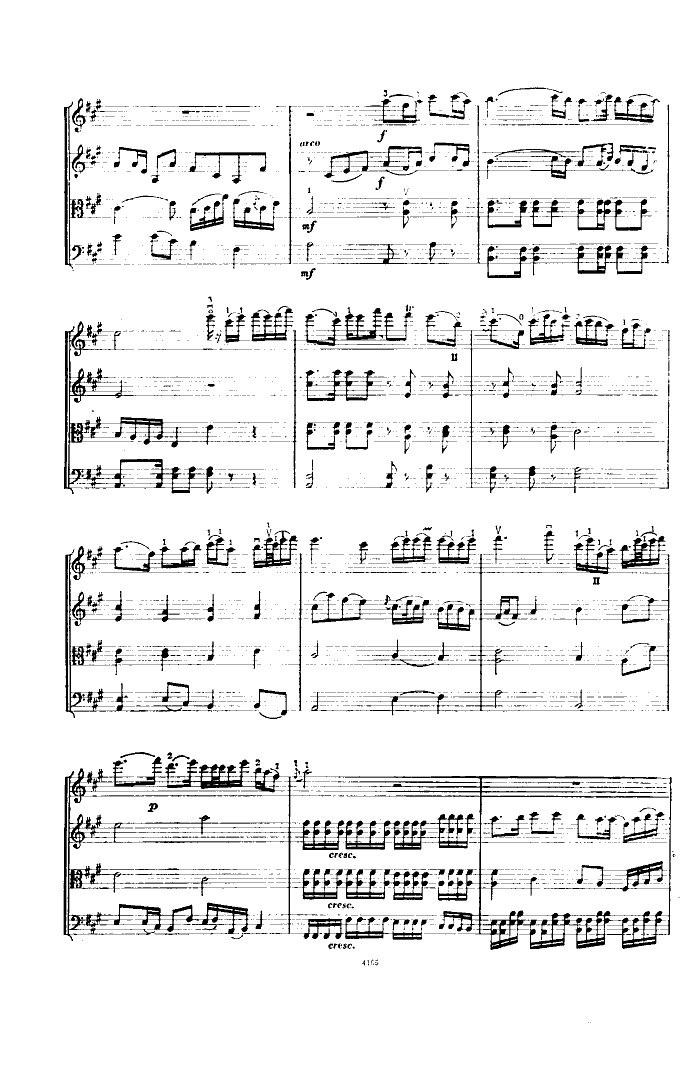 二泉映月(弦乐四重奏)总谱（图4）