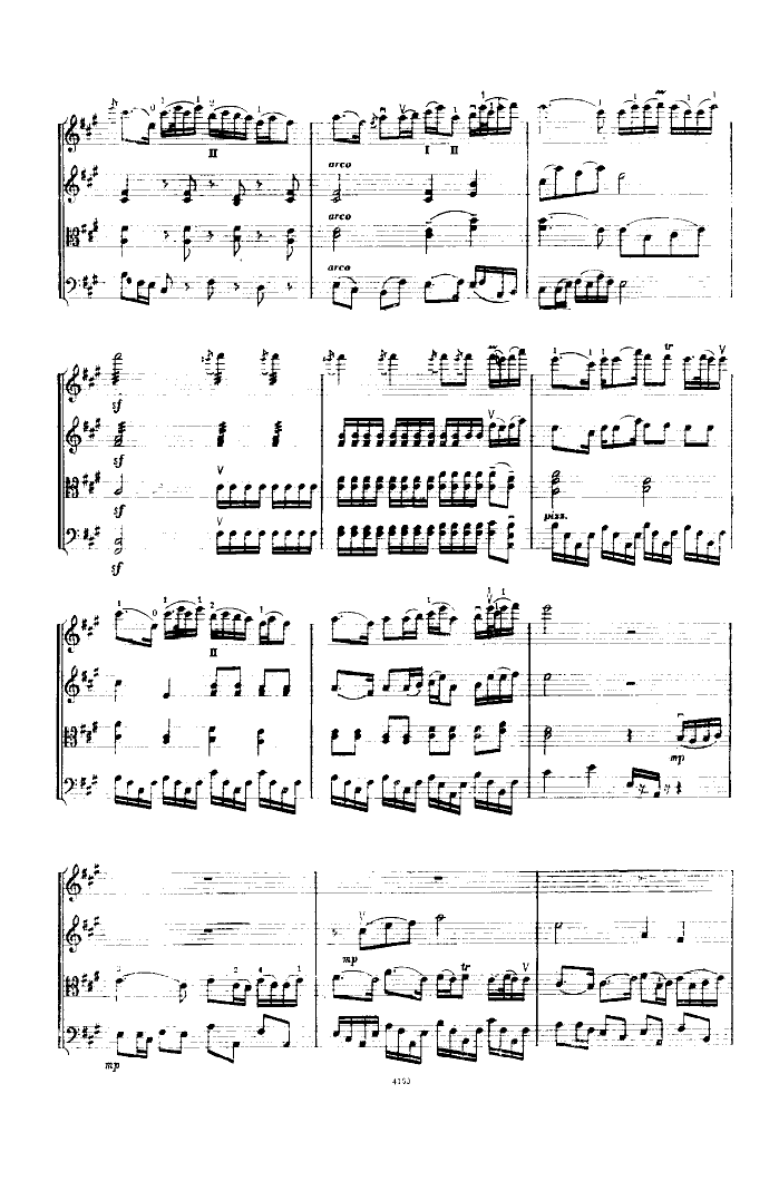 二泉映月(弦乐四重奏)总谱（图2）