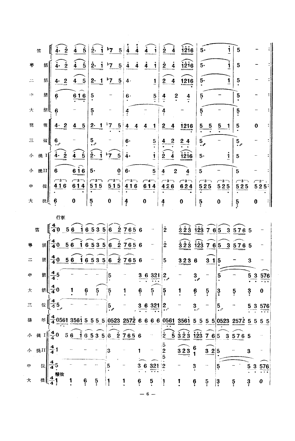 荷花舞曲(总谱)总谱（图6）