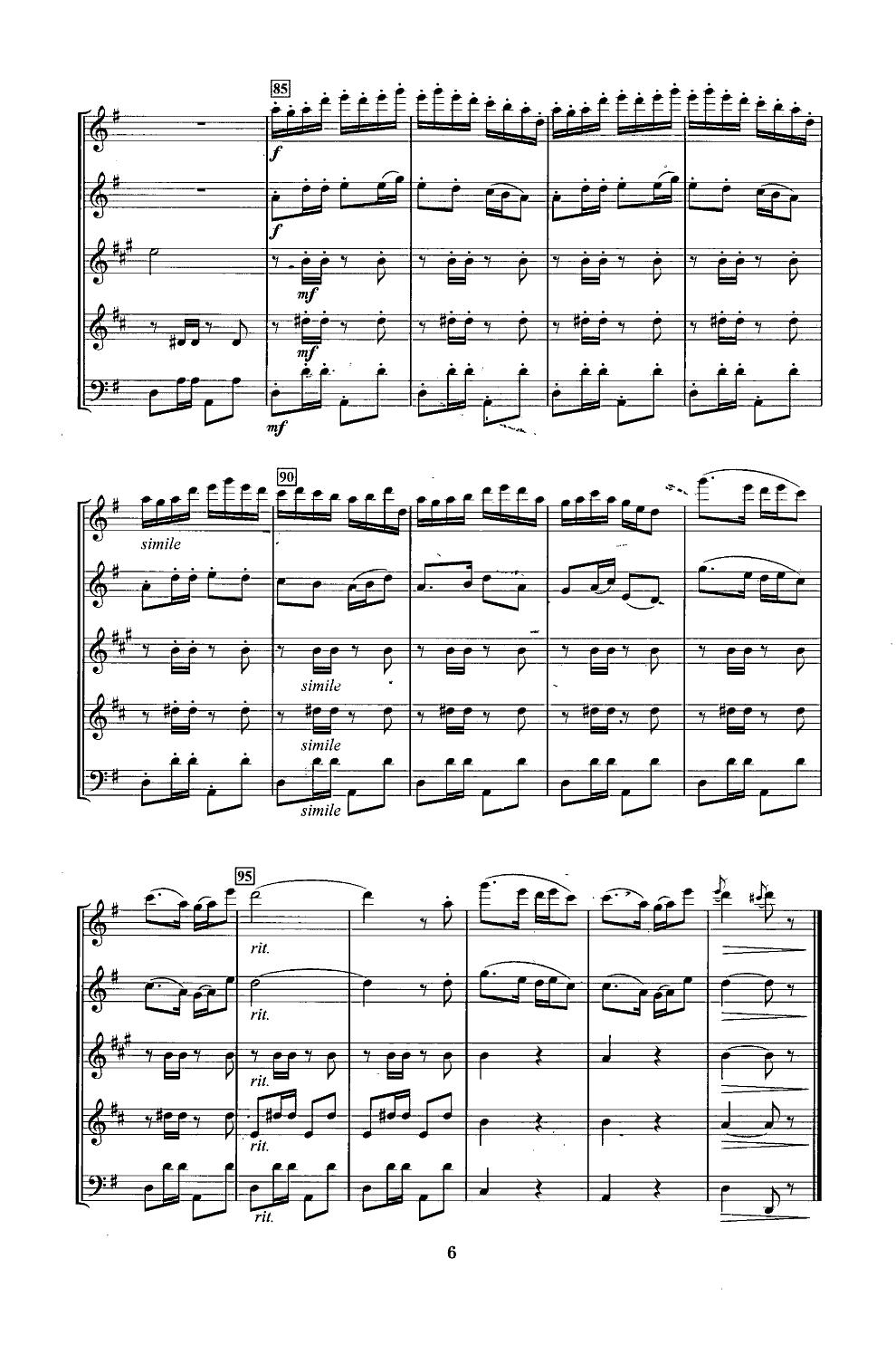 过年(木管五重奏)总谱（图6）