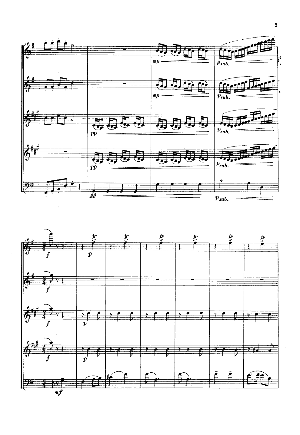 快乐的女战士(木管五重奏)总谱（图4）