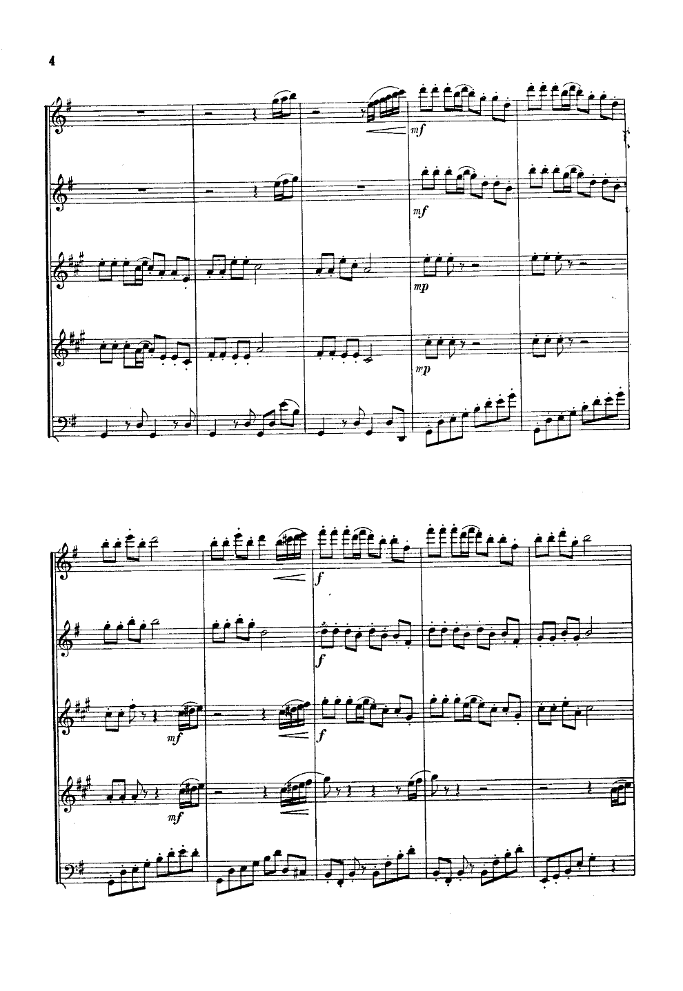 快乐的女战士(木管五重奏)总谱（图3）