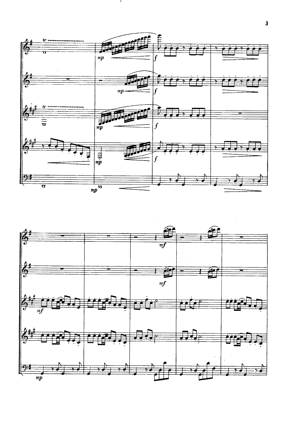 快乐的女战士(木管五重奏)总谱（图2）