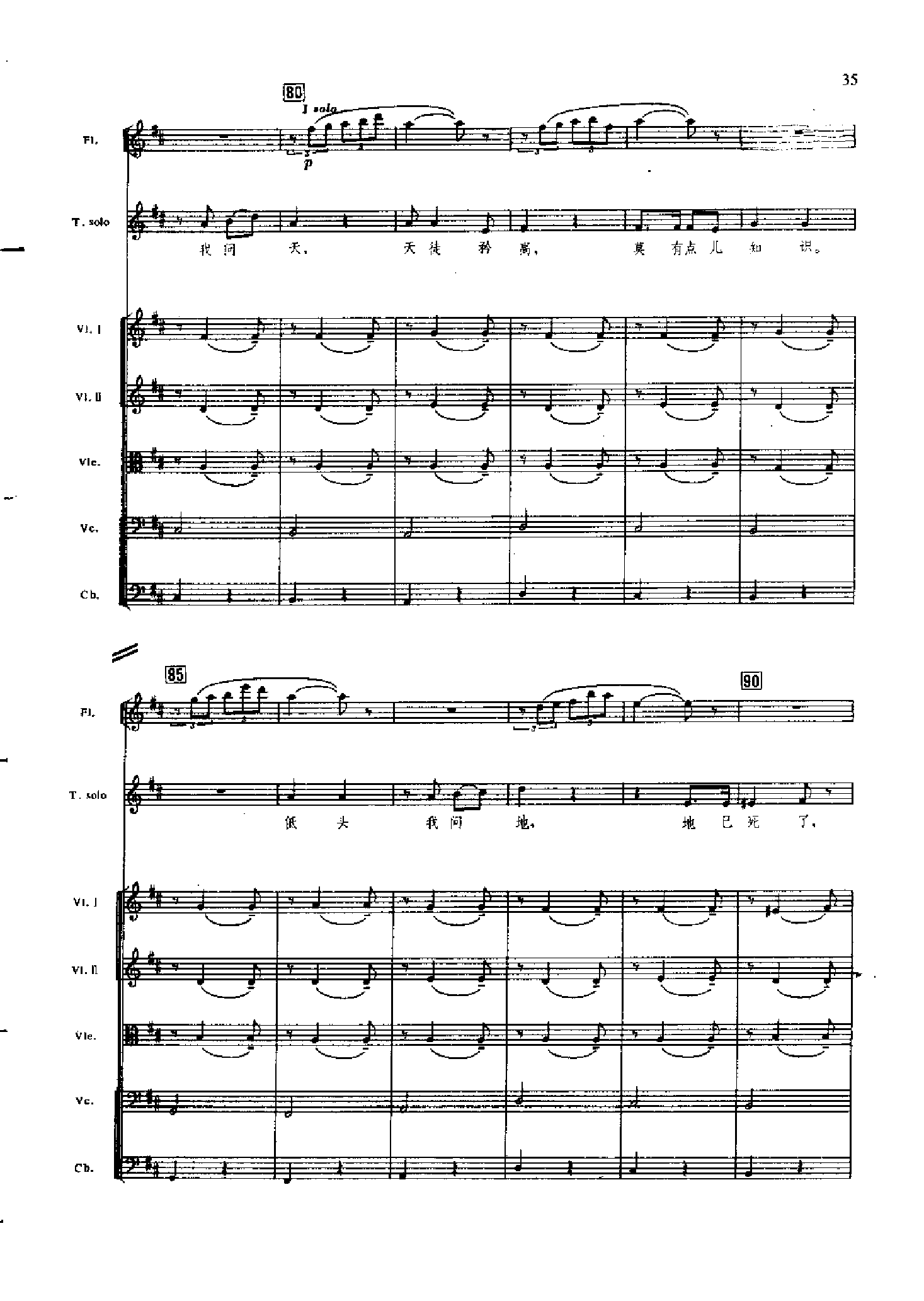 管弦乐总谱凤凰涅槃 乐队类 管弦乐总谱总谱（图35）
