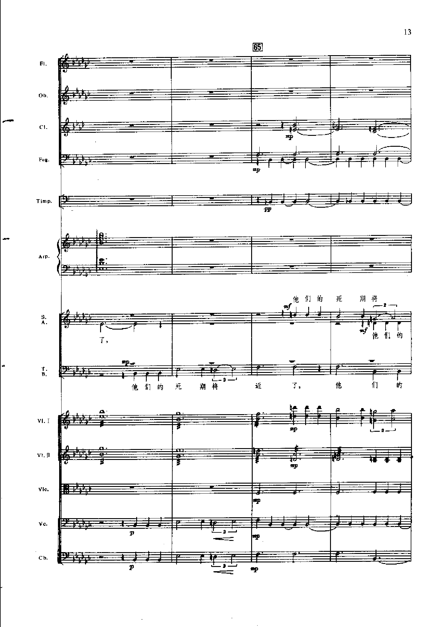 管弦乐总谱凤凰涅槃 乐队类 管弦乐总谱总谱（图13）
