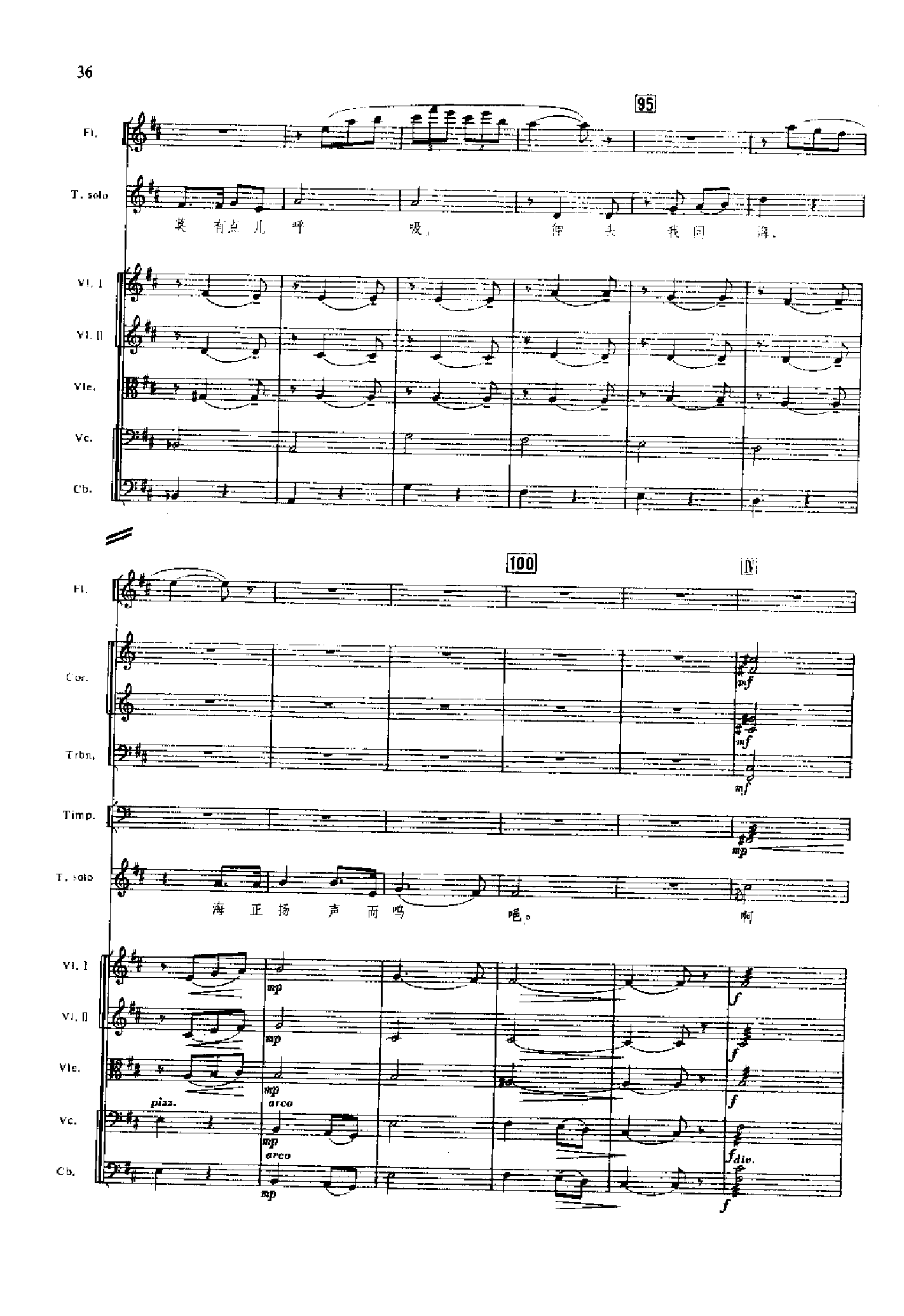 管弦乐总谱凤凰涅槃 乐队类 管弦乐总谱总谱（图36）