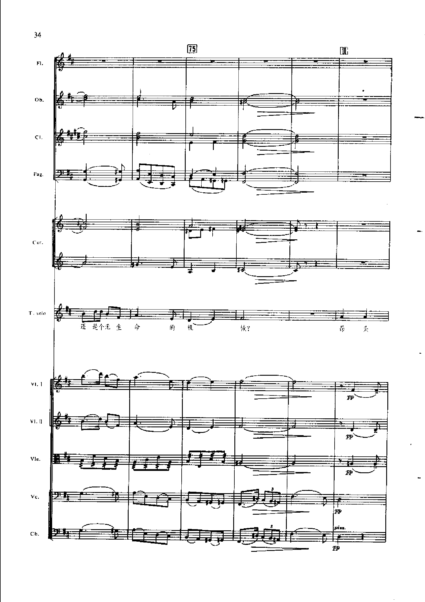 管弦乐总谱凤凰涅槃 乐队类 管弦乐总谱总谱（图34）