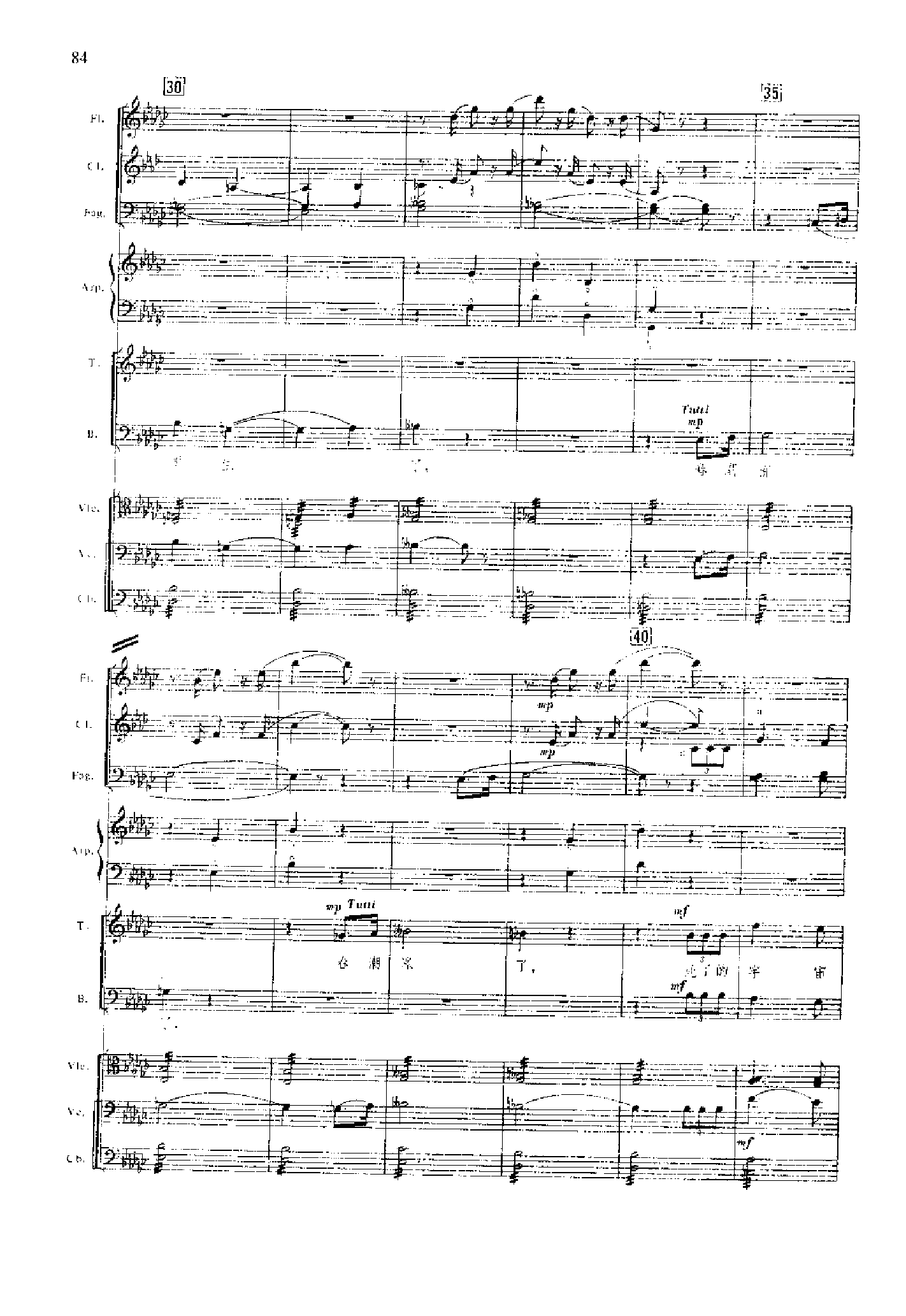 管弦乐总谱凤凰涅槃 乐队类 管弦乐总谱总谱（图84）