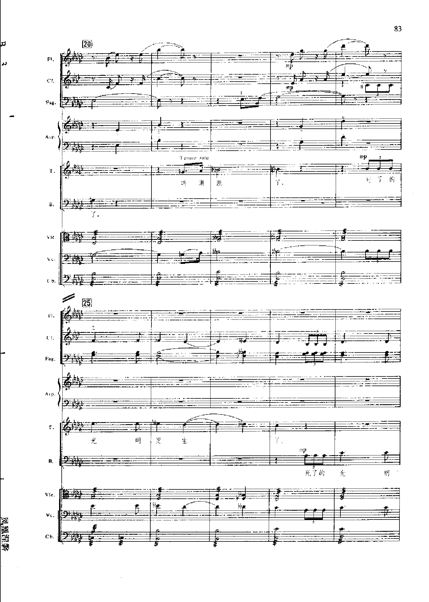 管弦乐总谱凤凰涅槃 乐队类 管弦乐总谱总谱（图83）