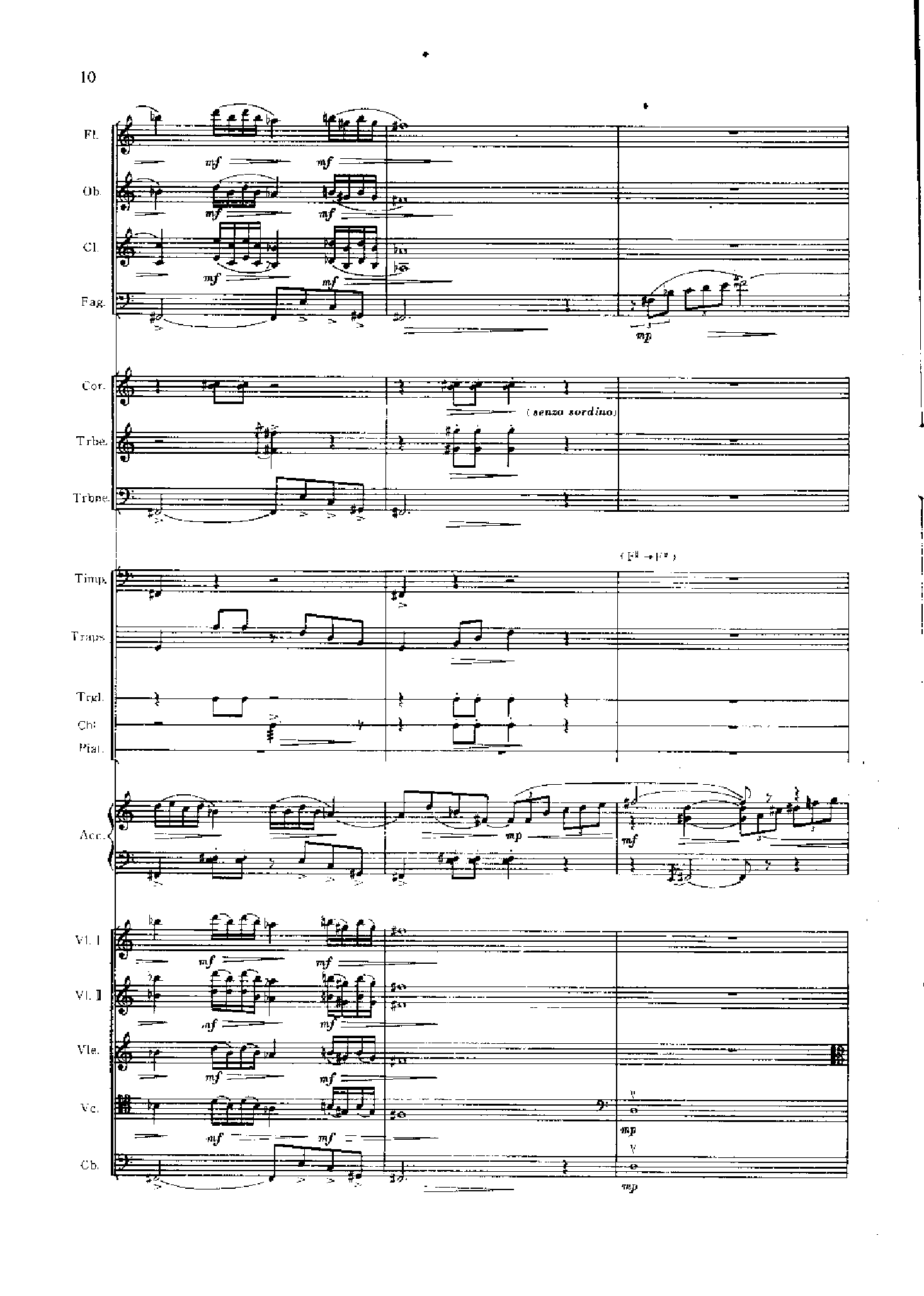 管弦乐总谱阴山岩画印象[狩猎] 乐队类 管弦乐总谱总谱（图10）