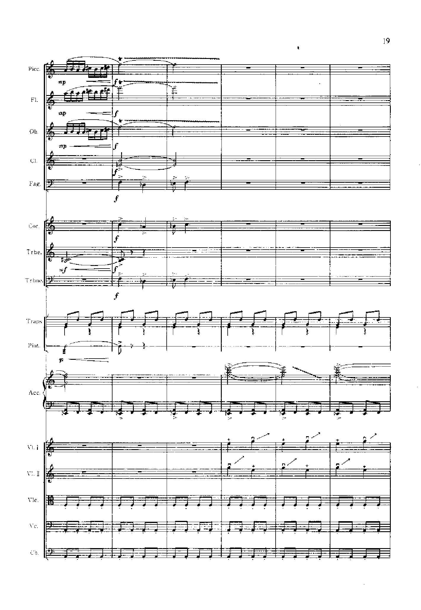 管弦乐总谱阴山岩画印象[狩猎] 乐队类 管弦乐总谱总谱（图19）
