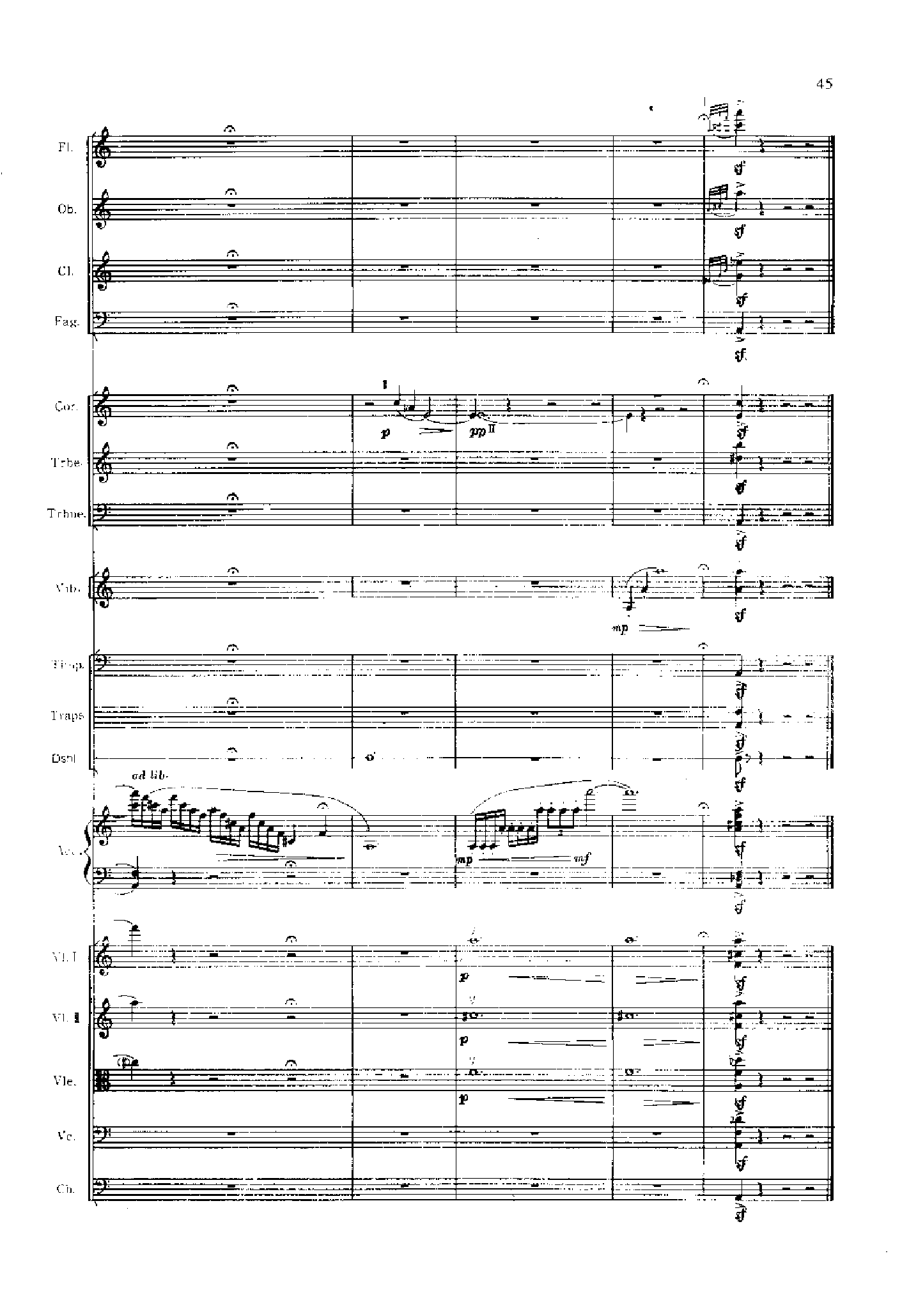 管弦乐总谱阴山岩画印象[狩猎] 乐队类 管弦乐总谱总谱（图45）