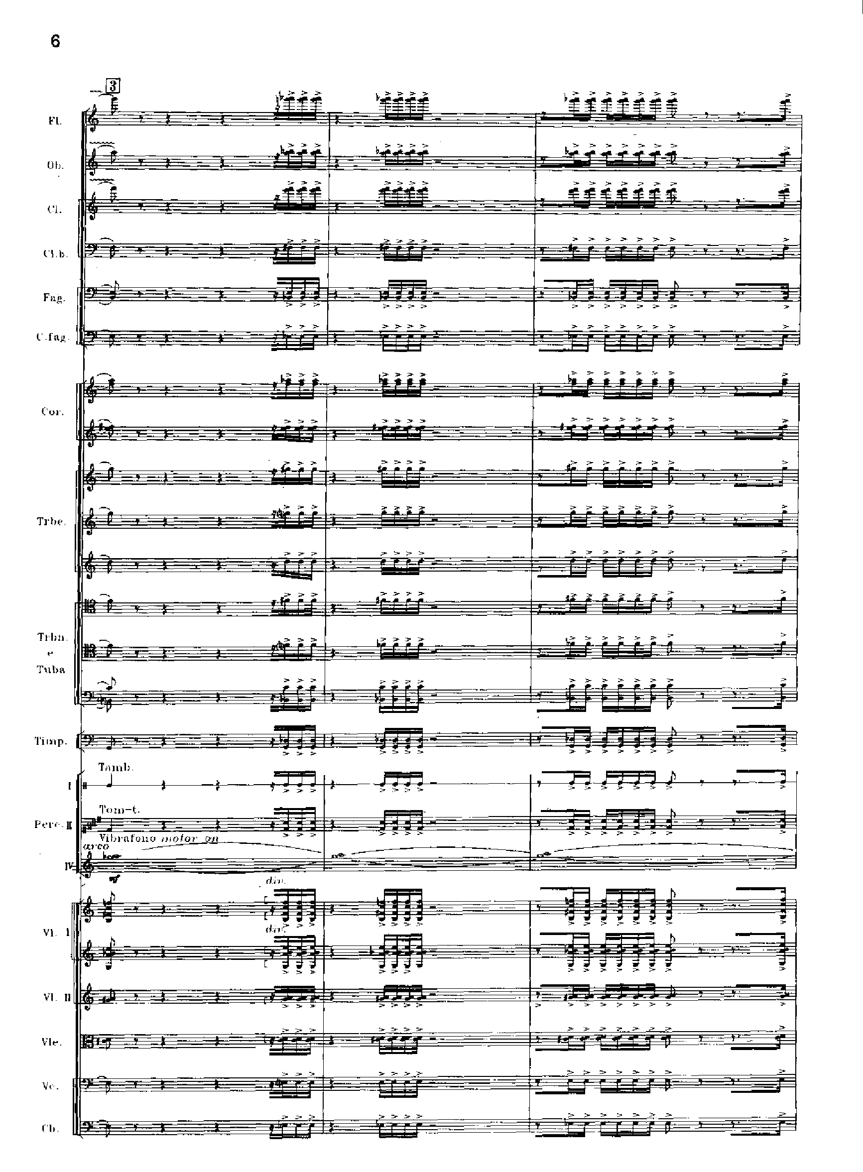 交响诗百年沧桑作品41号 乐队类 管弦乐总谱总谱（图6）