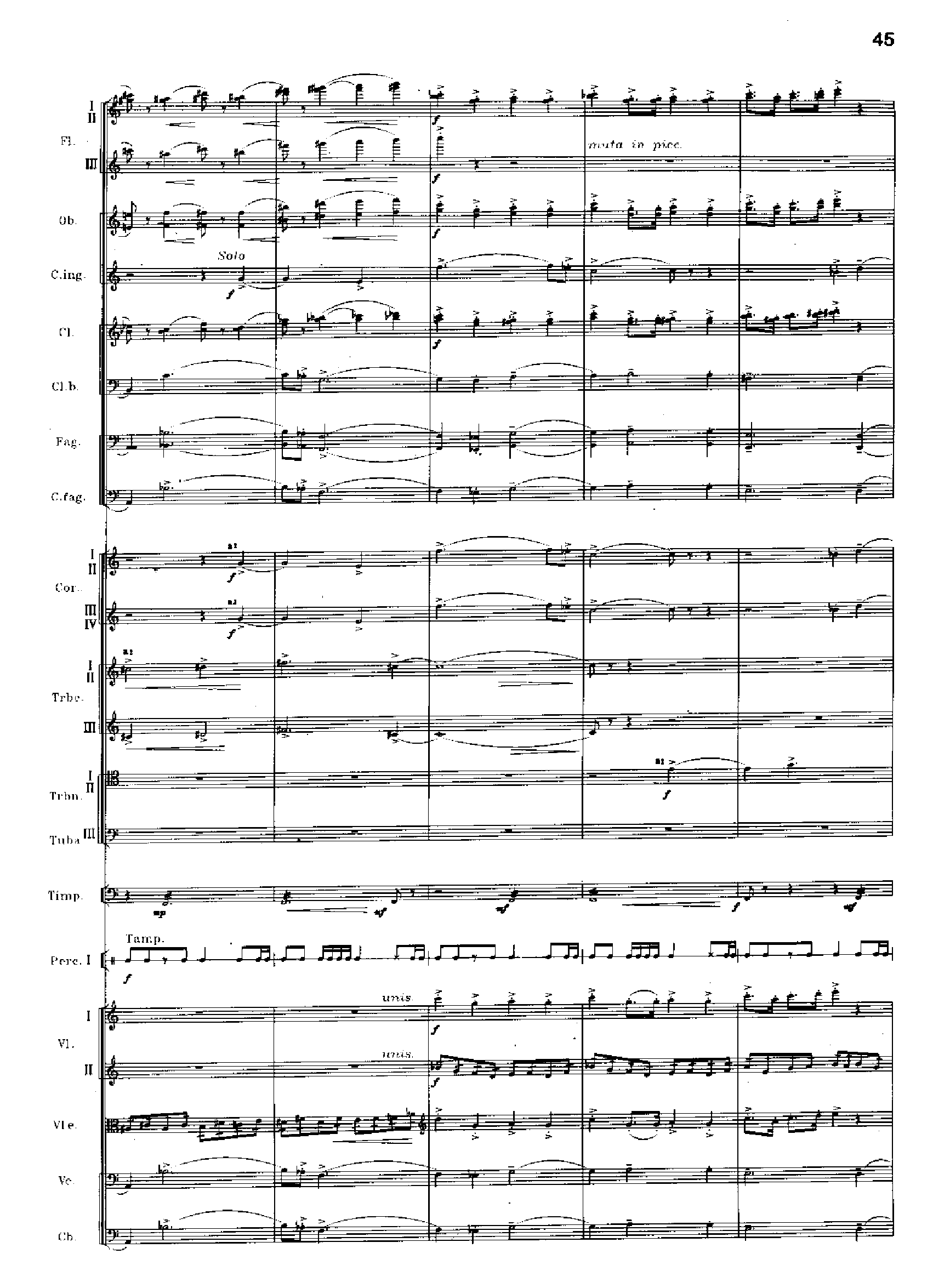 交响诗百年沧桑作品41号 乐队类 管弦乐总谱总谱（图45）