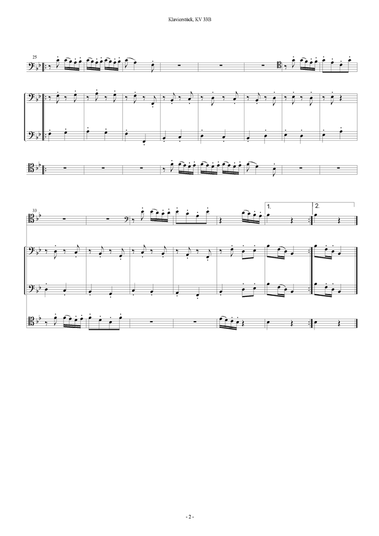 Klavierstuck总谱（图2）
