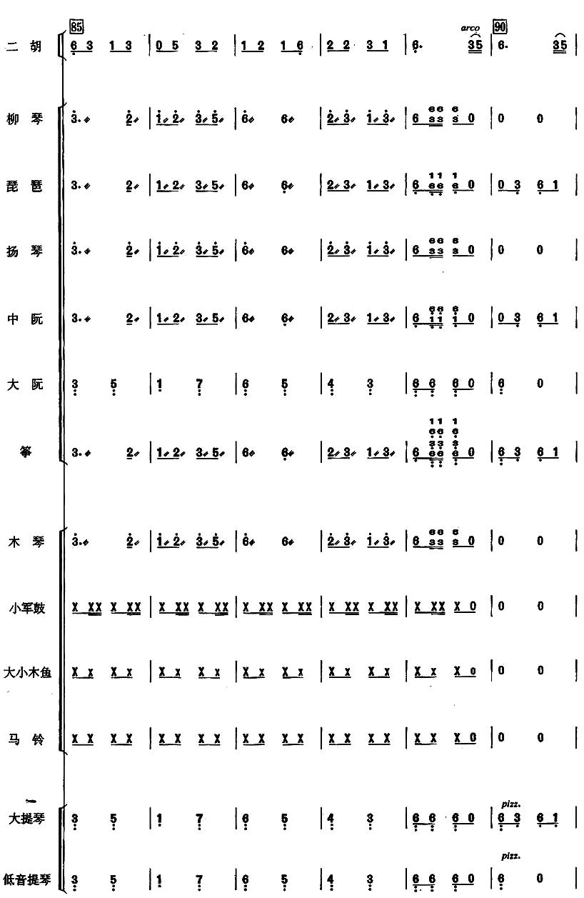 赛马民乐合奏总谱总谱（图14）