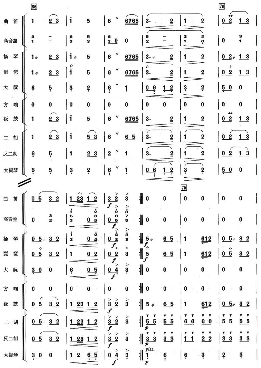 玉芙蓉民乐合奏总谱总谱（图11）