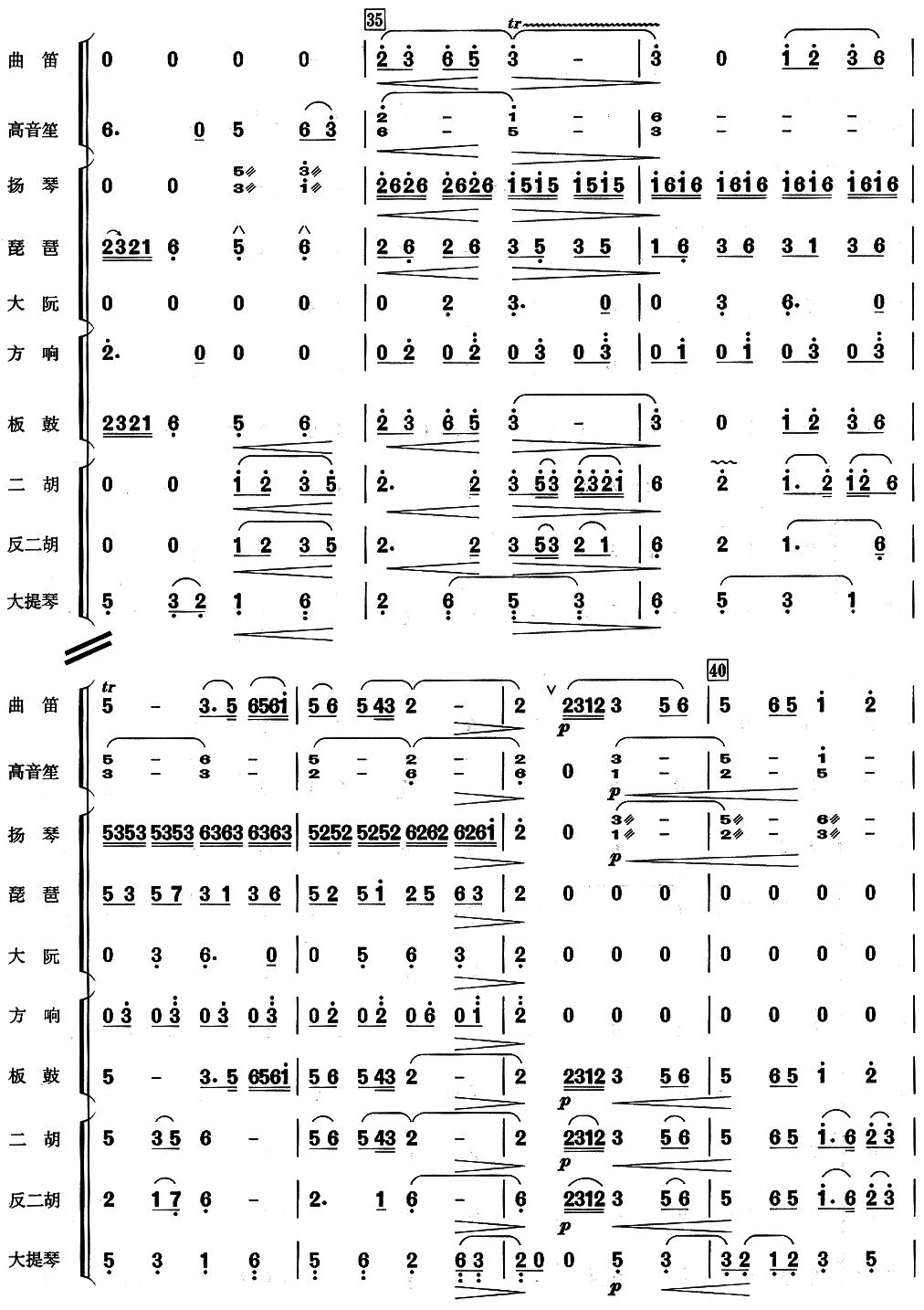 玉芙蓉民乐合奏总谱总谱（图7）