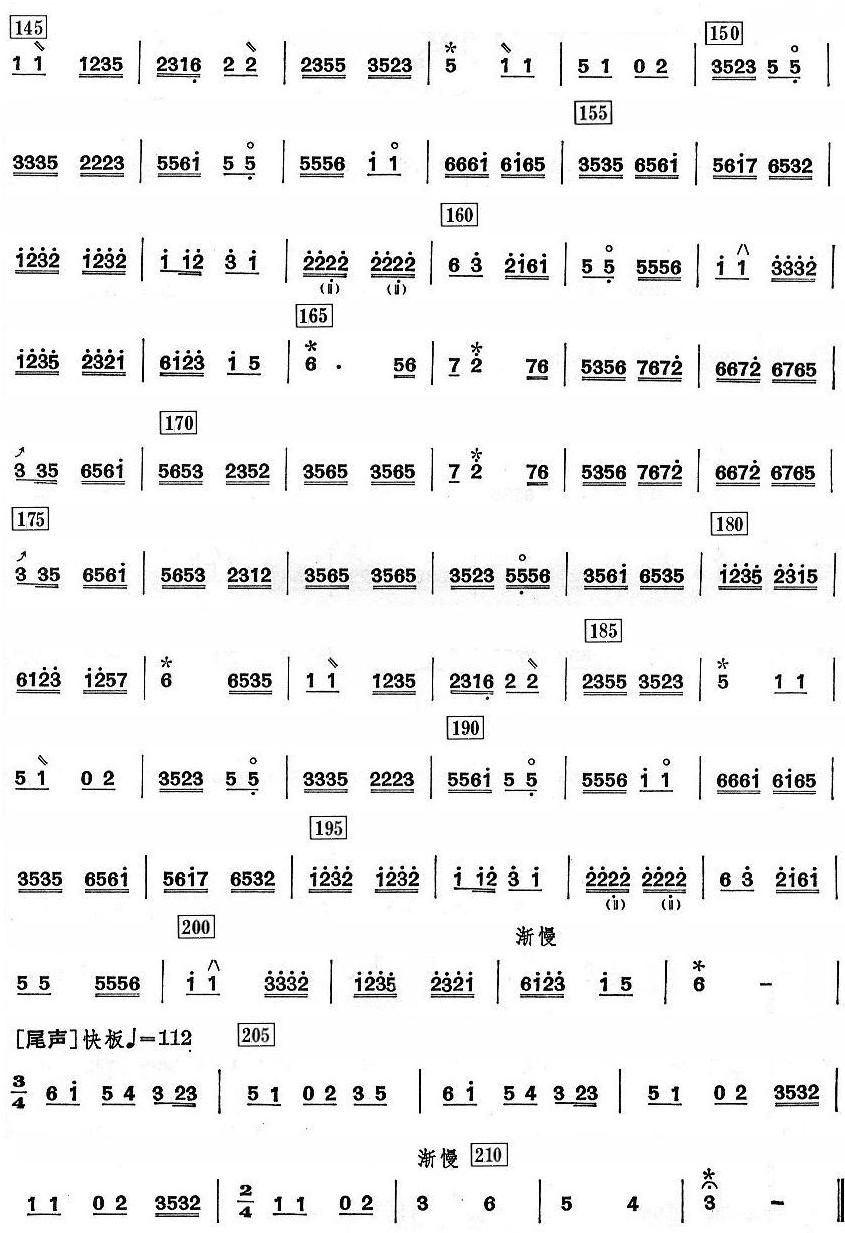三六琵琶分谱总谱（图3）