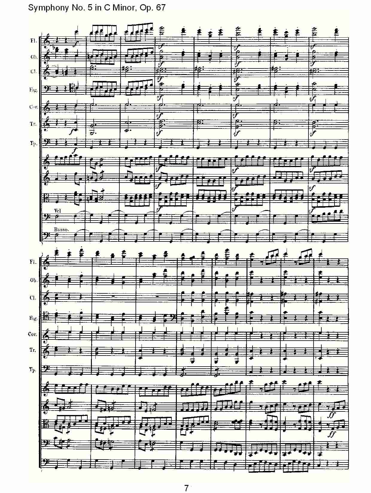 C大调第五交响曲 Op.67第三乐章总谱（图7）