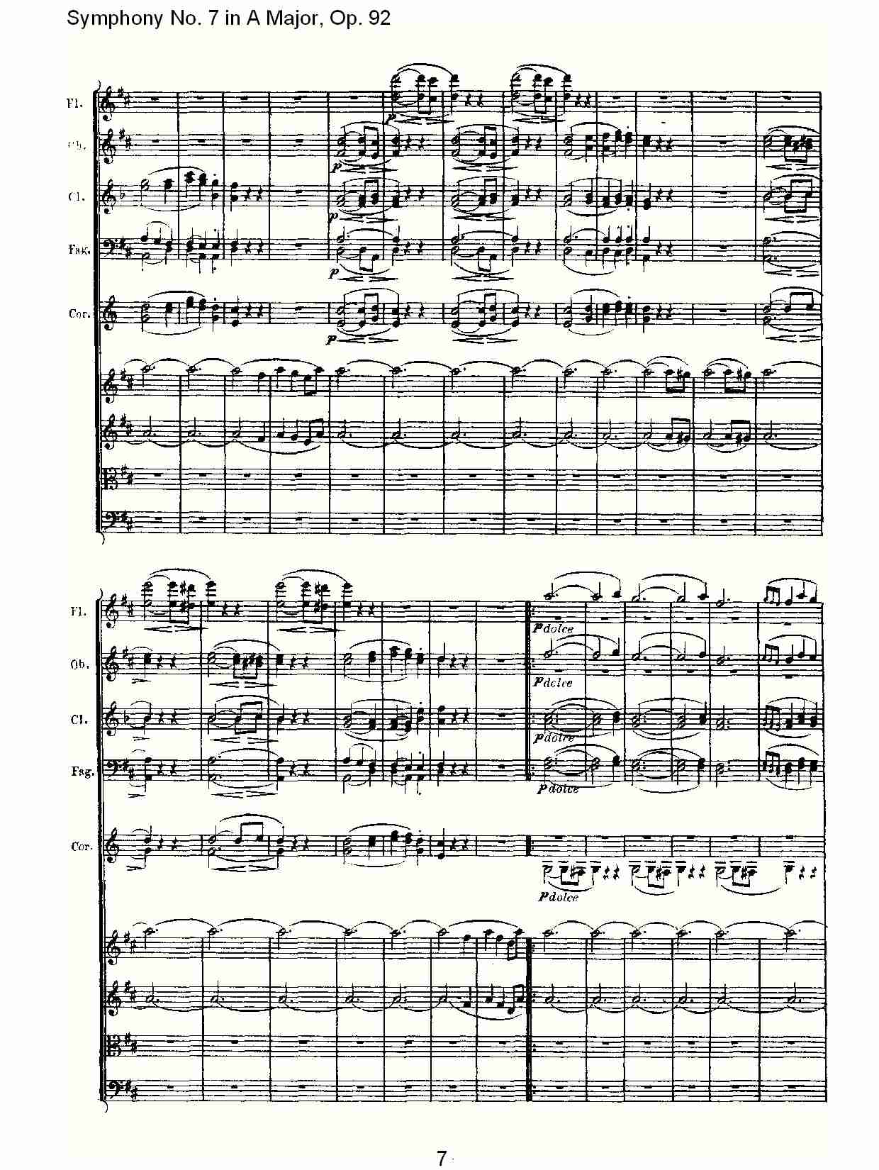 A大调第七交响曲 Op.92 第三乐章总谱（图7）