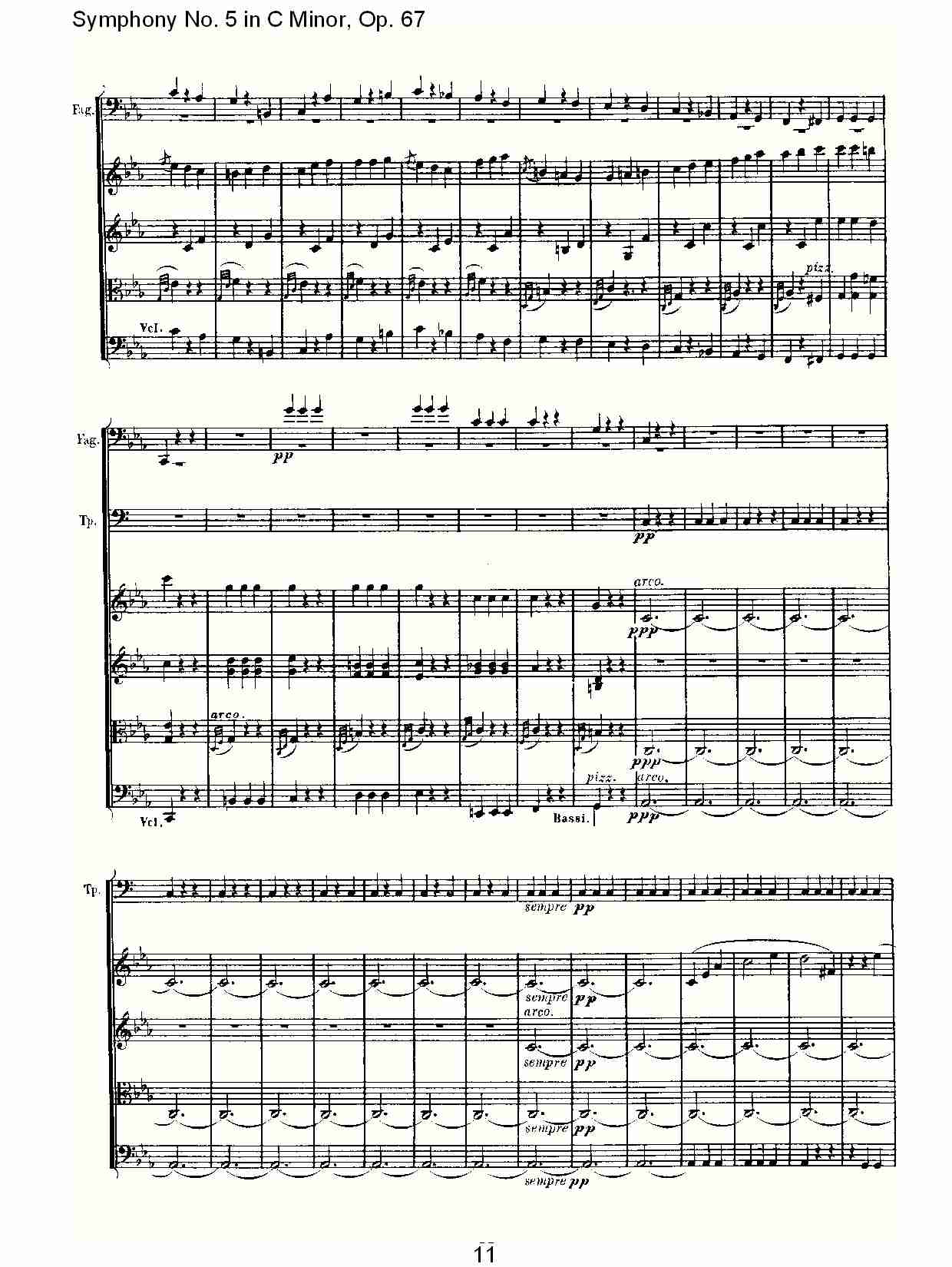 C大调第五交响曲 Op.67第三乐章总谱（图11）